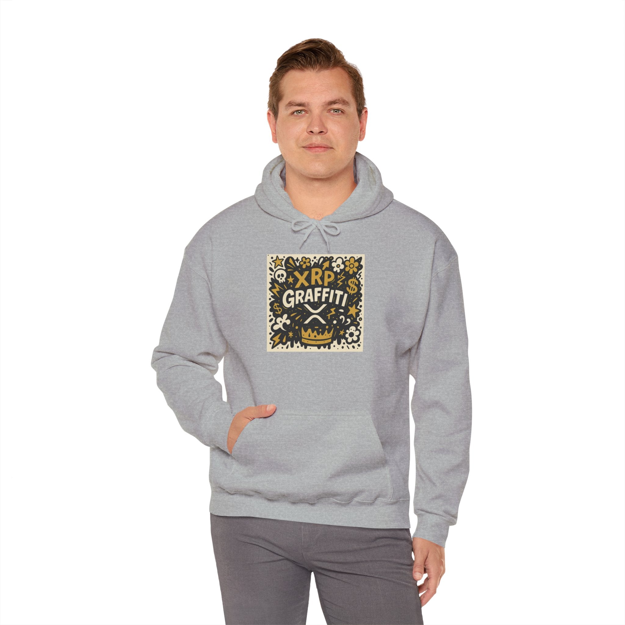 XRP Graffiti Hoodie – Street Art Crypto Sweatshirt