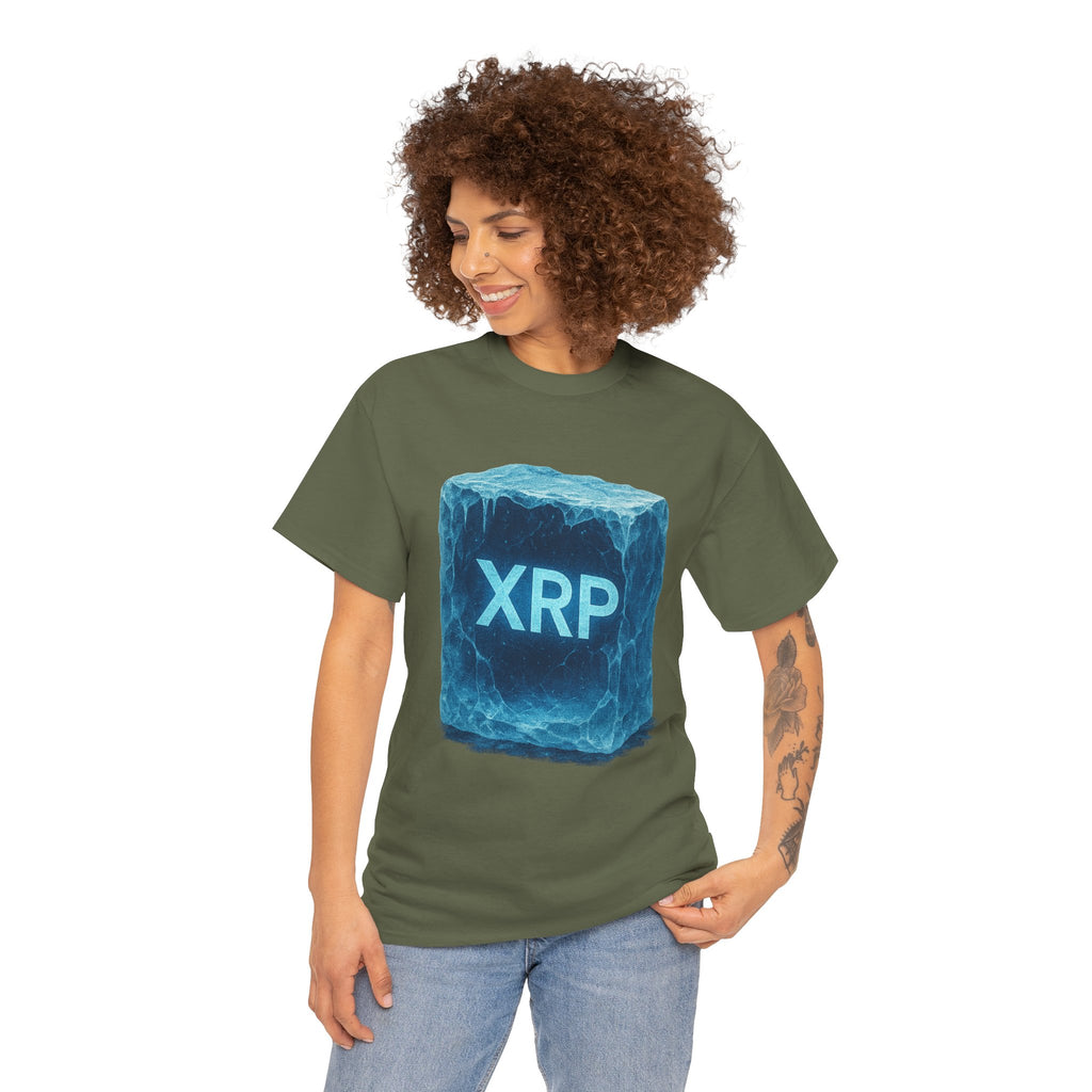 XRP Ice Block Tee — Crypto Ripple Logo T-Shirt