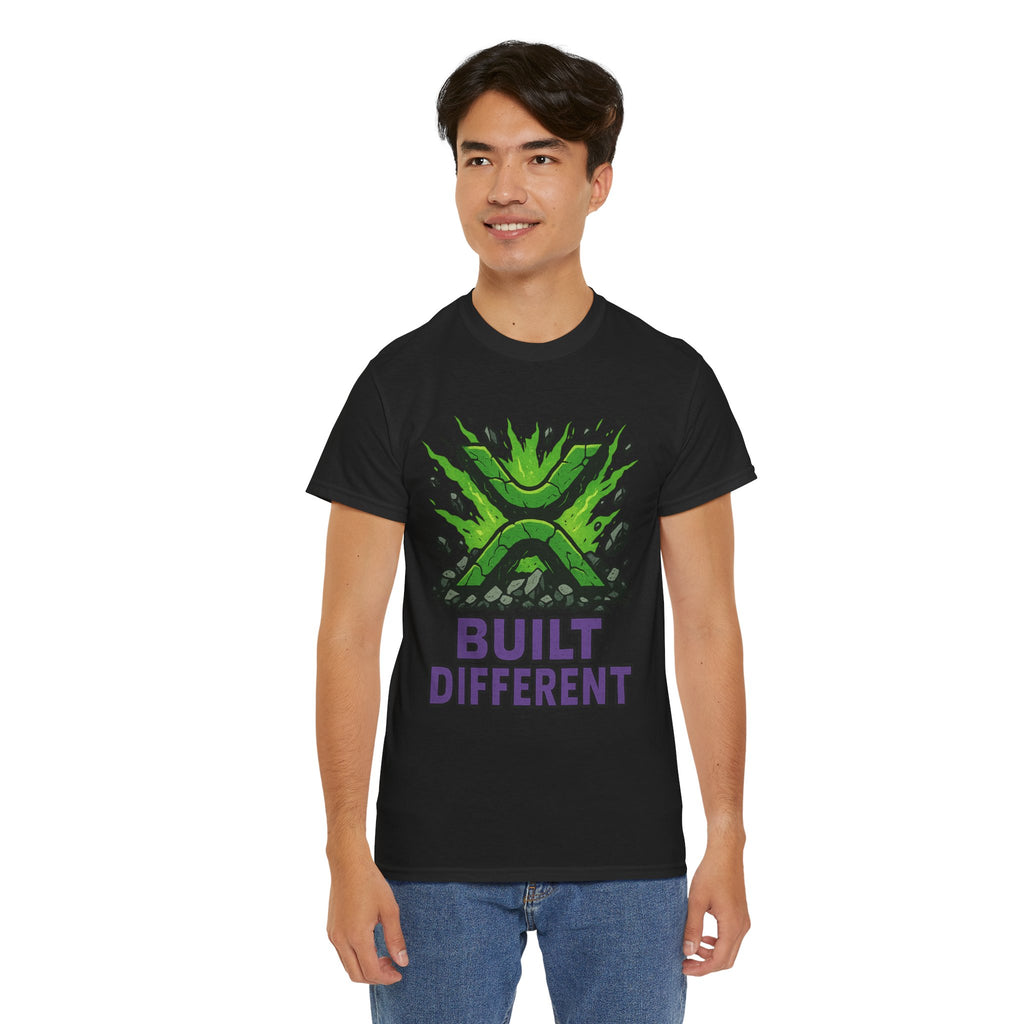 Built Different T-Shirt — Green Gamer Logo Tee