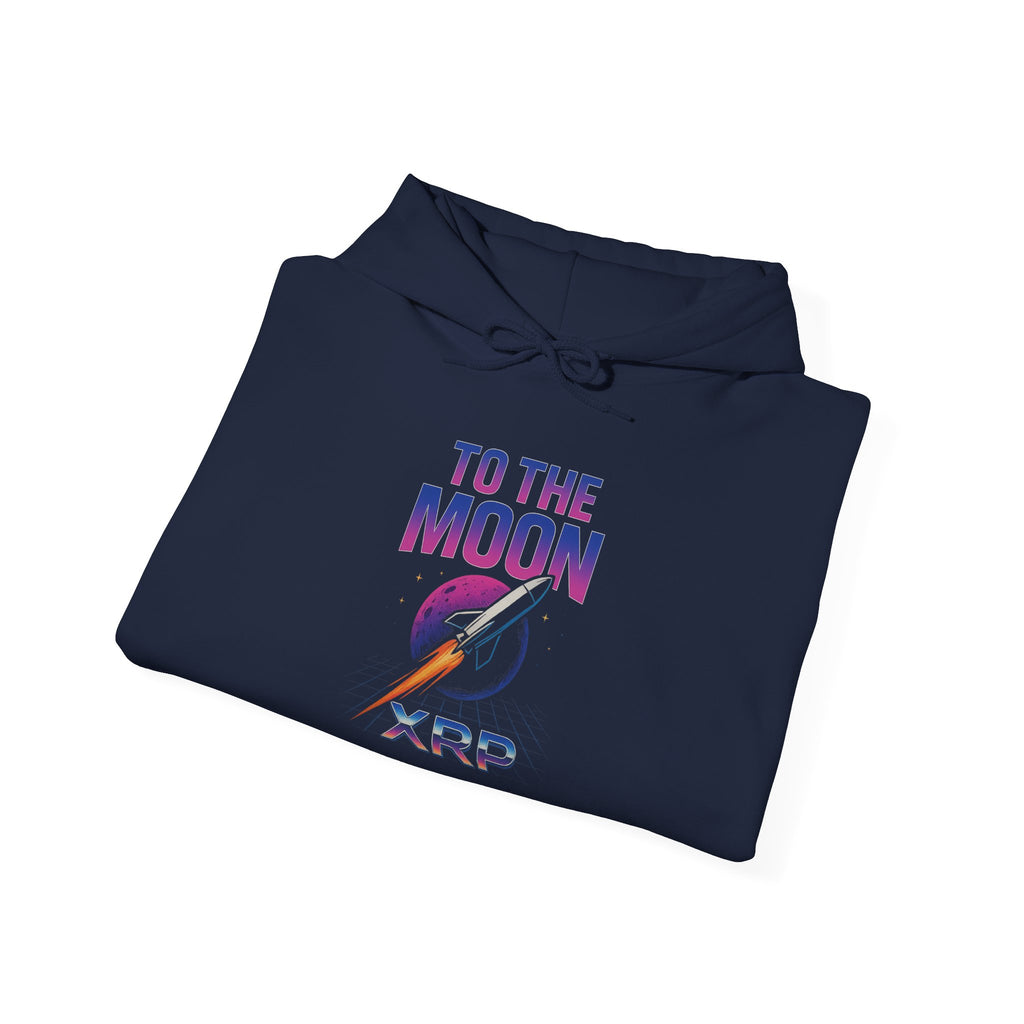 XRP To The Moon Hoodie – Crypto Investor Sweatshirt