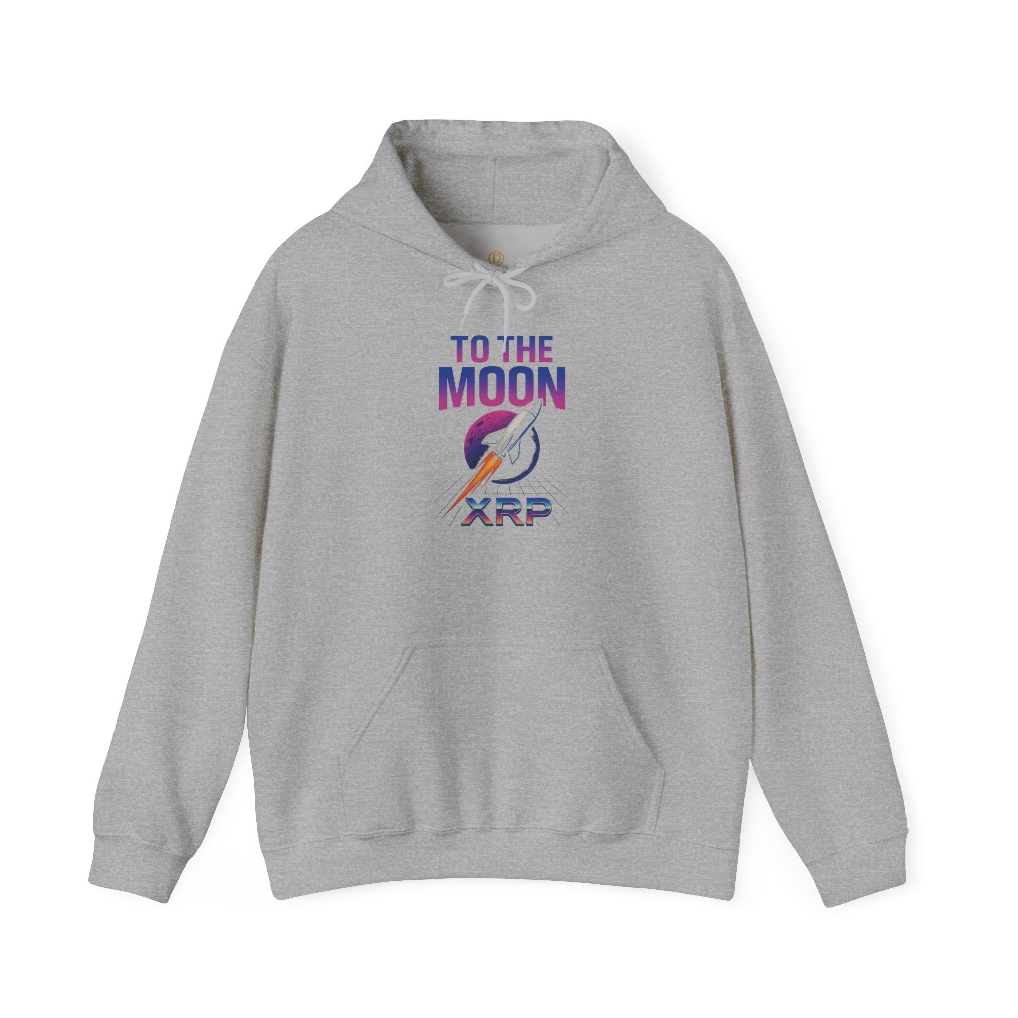 XRP To The Moon Hoodie – Crypto Investor Sweatshirt