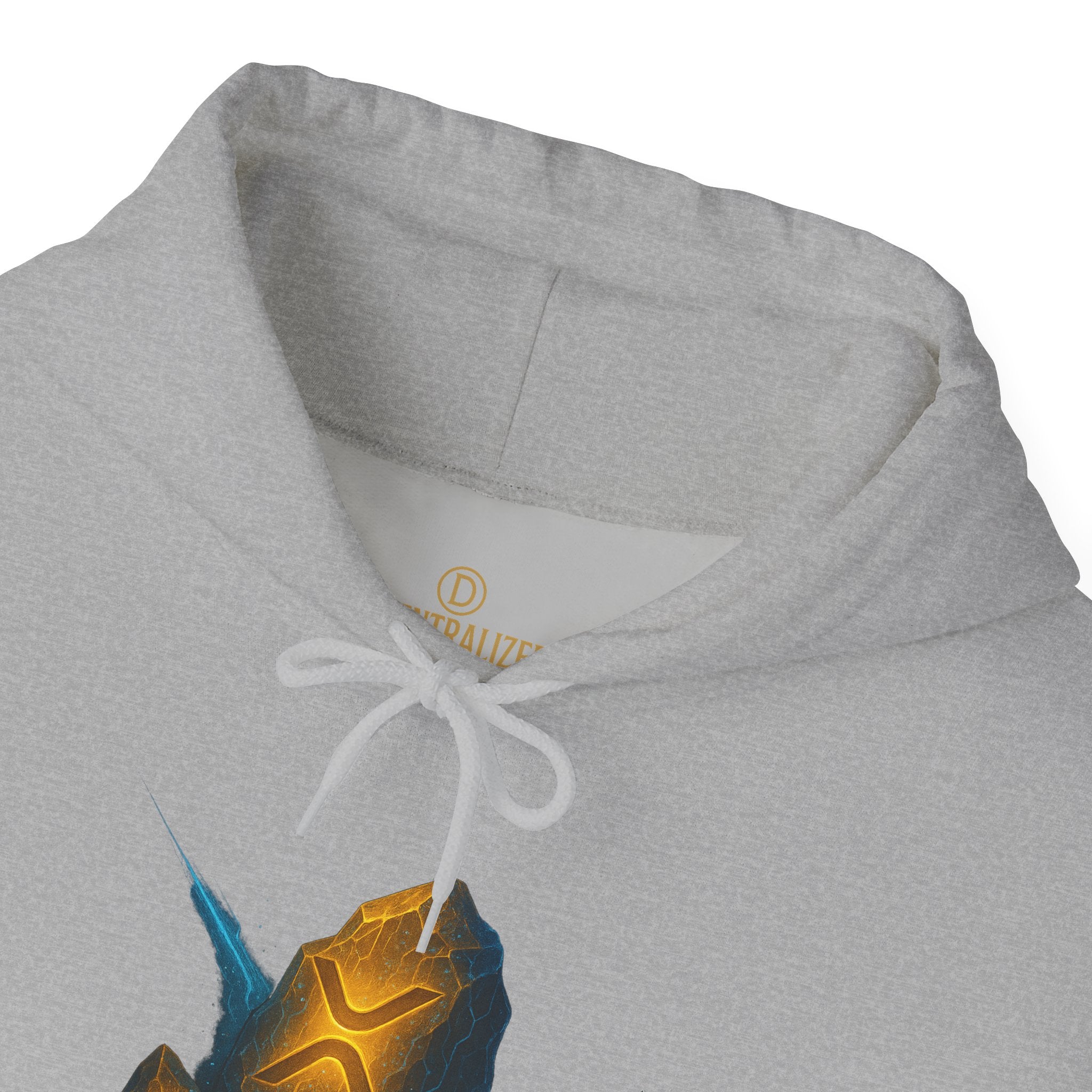 Rune Stone Hoodie — Glowing Mystic Rock Graphic Hooded Sweatshirt