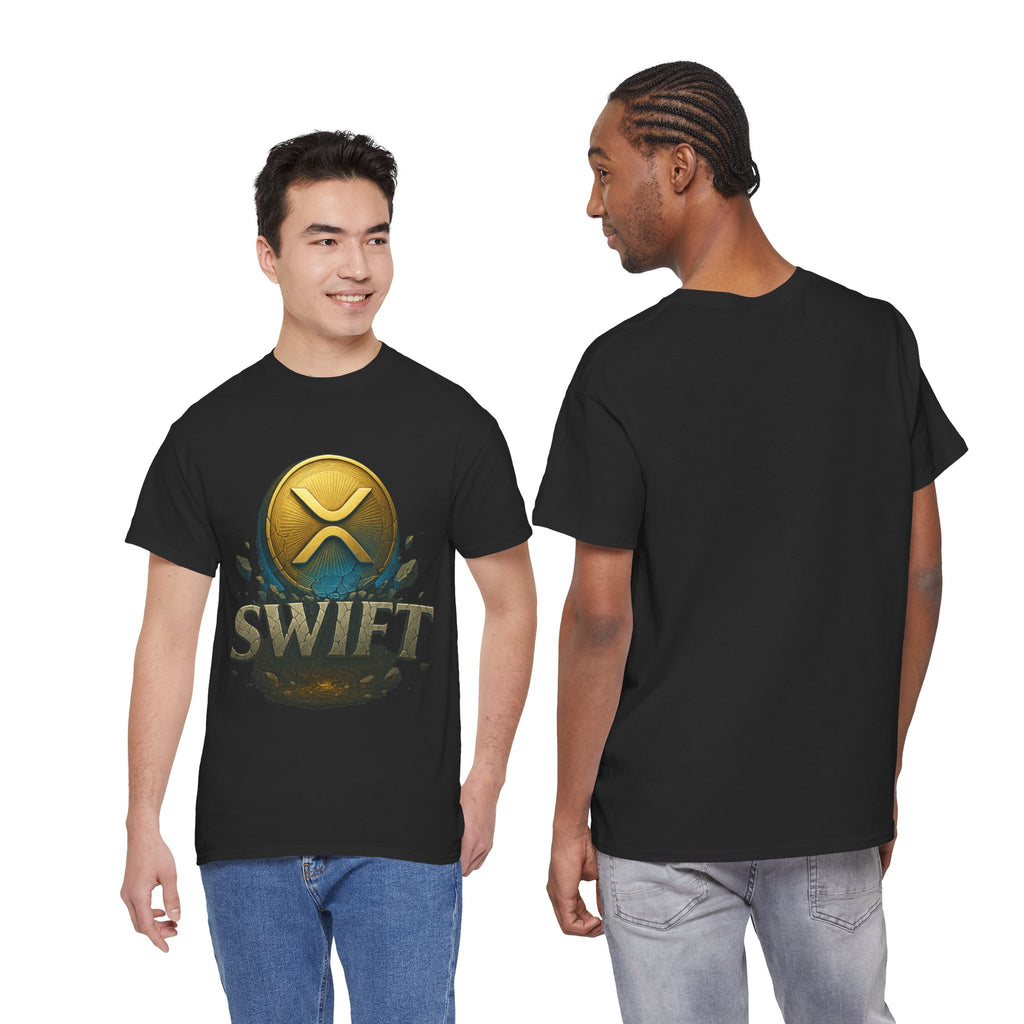 XRP Swift Cryptocurrency T‑Shirt — Ripple Coin Logo Graphic Tee