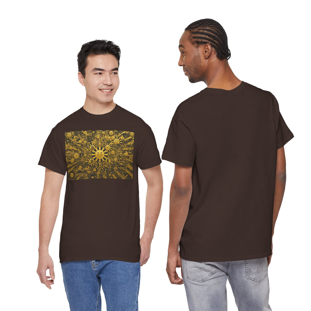 Sunflower Burst T‑Shirt — Golden Sunflower Pattern Tee