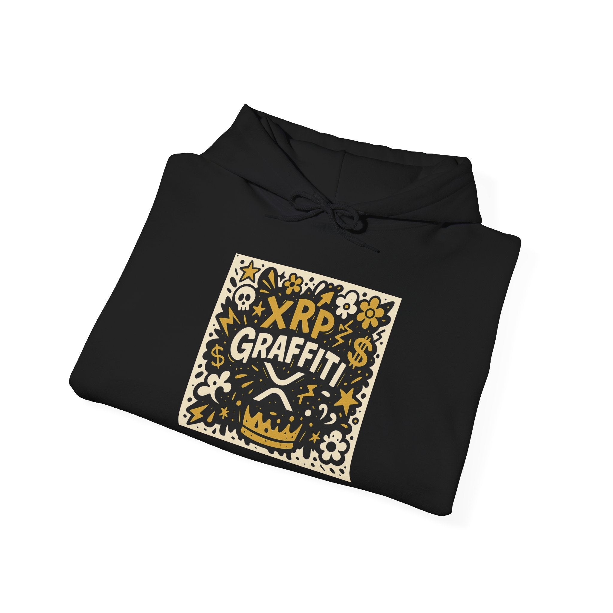 XRP Graffiti Hoodie – Street Art Crypto Sweatshirt