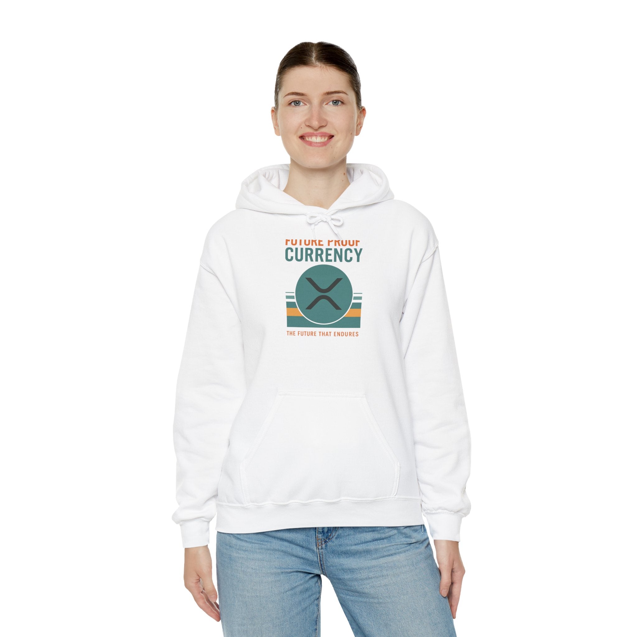 Ripple Crypto Hoodie – “Future Proof Currency” Retro Logo Sweatshirt