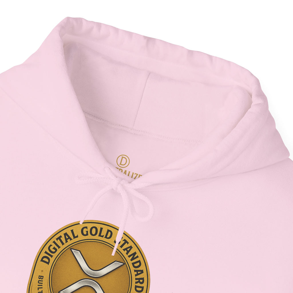 Crypto Coin Logo Hoodie — Digital Gold Standard XRP Emblem