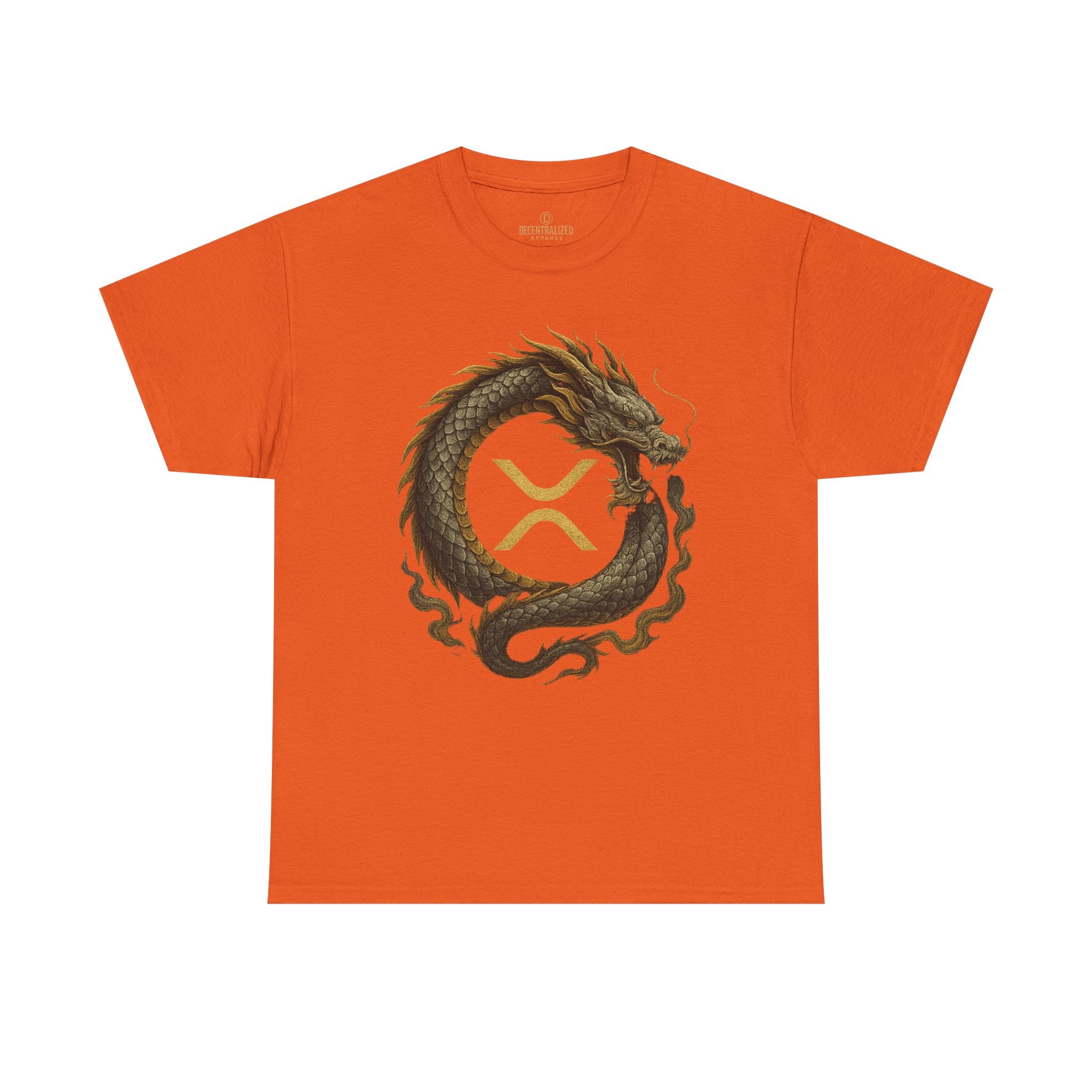 Dragon XRP Logo T-Shirt — Crypto XRP Circle Dragon Graphic Tee