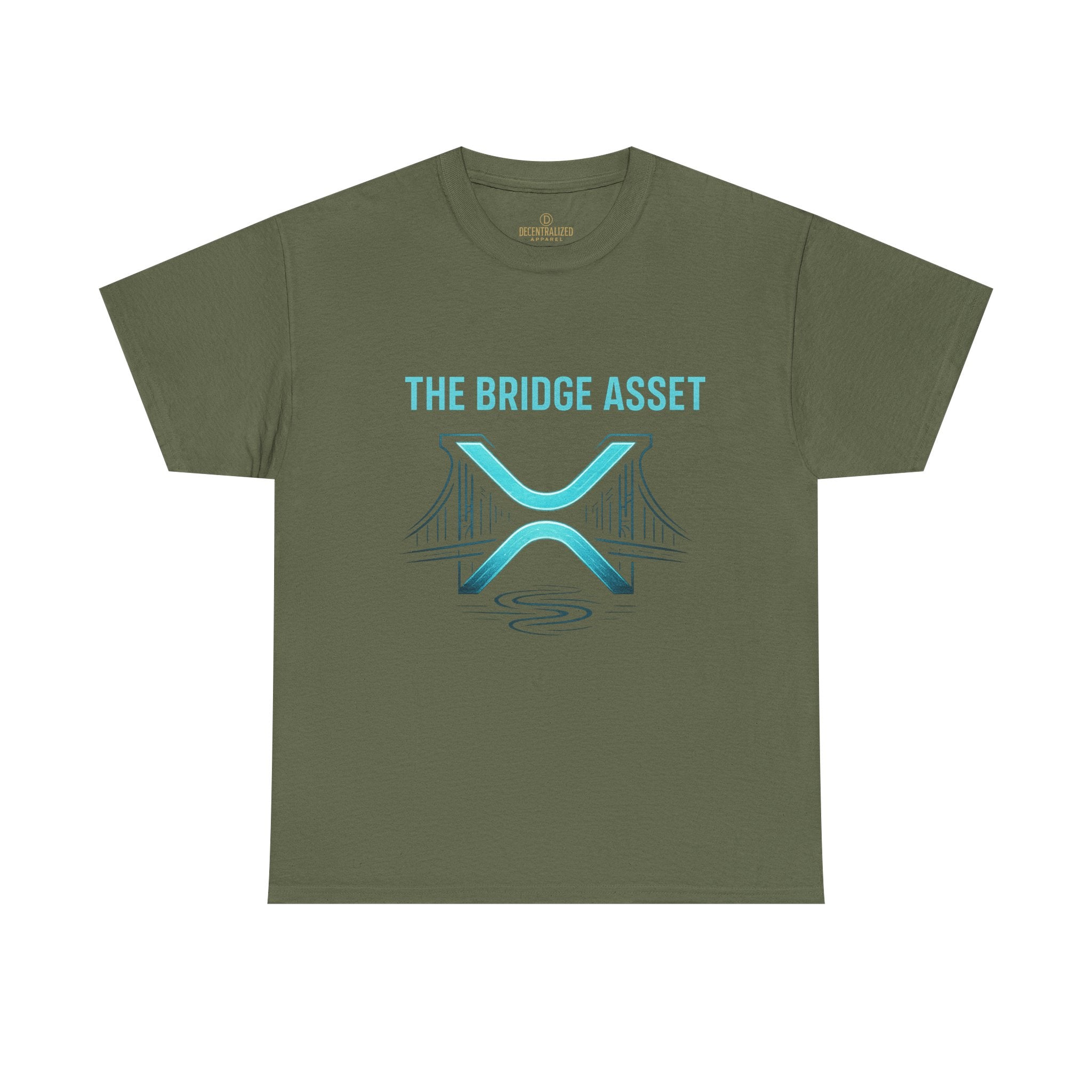 XRP 'The Bridge Asset' Graphic Tee — Crypto Ripple Logo Shirt