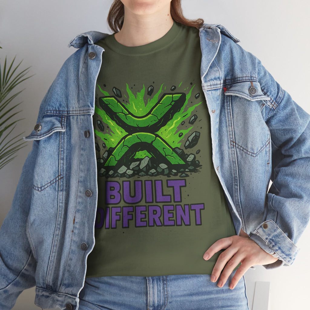 Built Different T-Shirt — Green Gamer Logo Tee