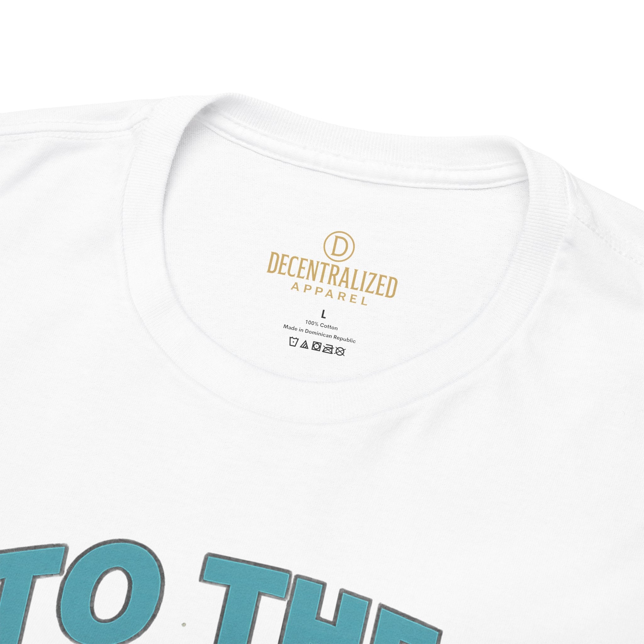 To The Moon Rocket T-Shirt — Space Graphic Tee for Crypto & Space Enthusiasts