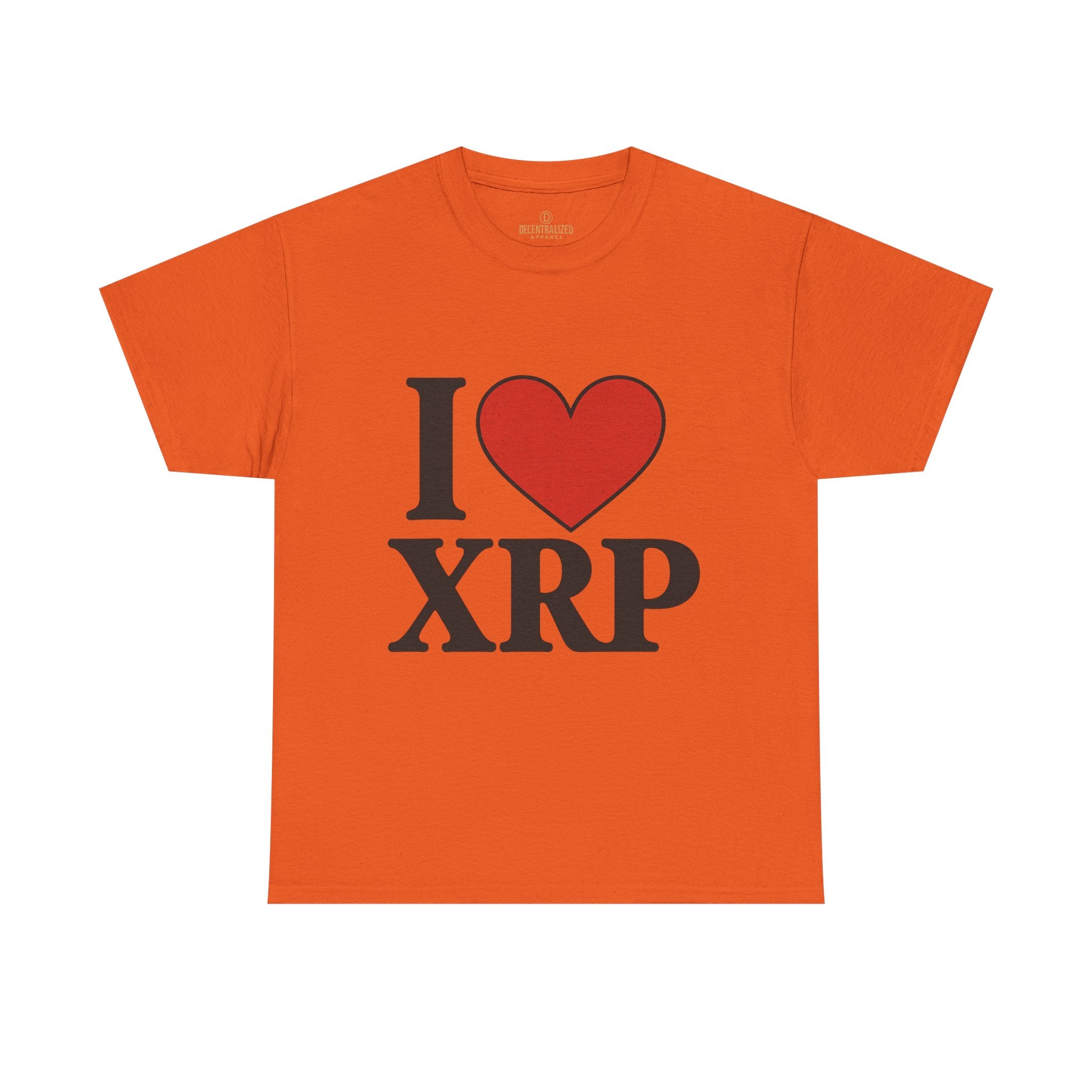 I  XRP T-Shirt — Crypto Enthusiast Ripple Tee