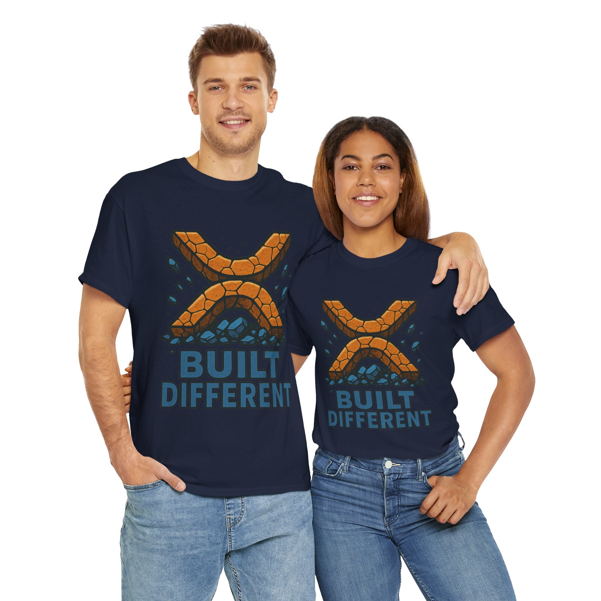 Built Different T-Shirt — Rugged Crypto X Design Tee