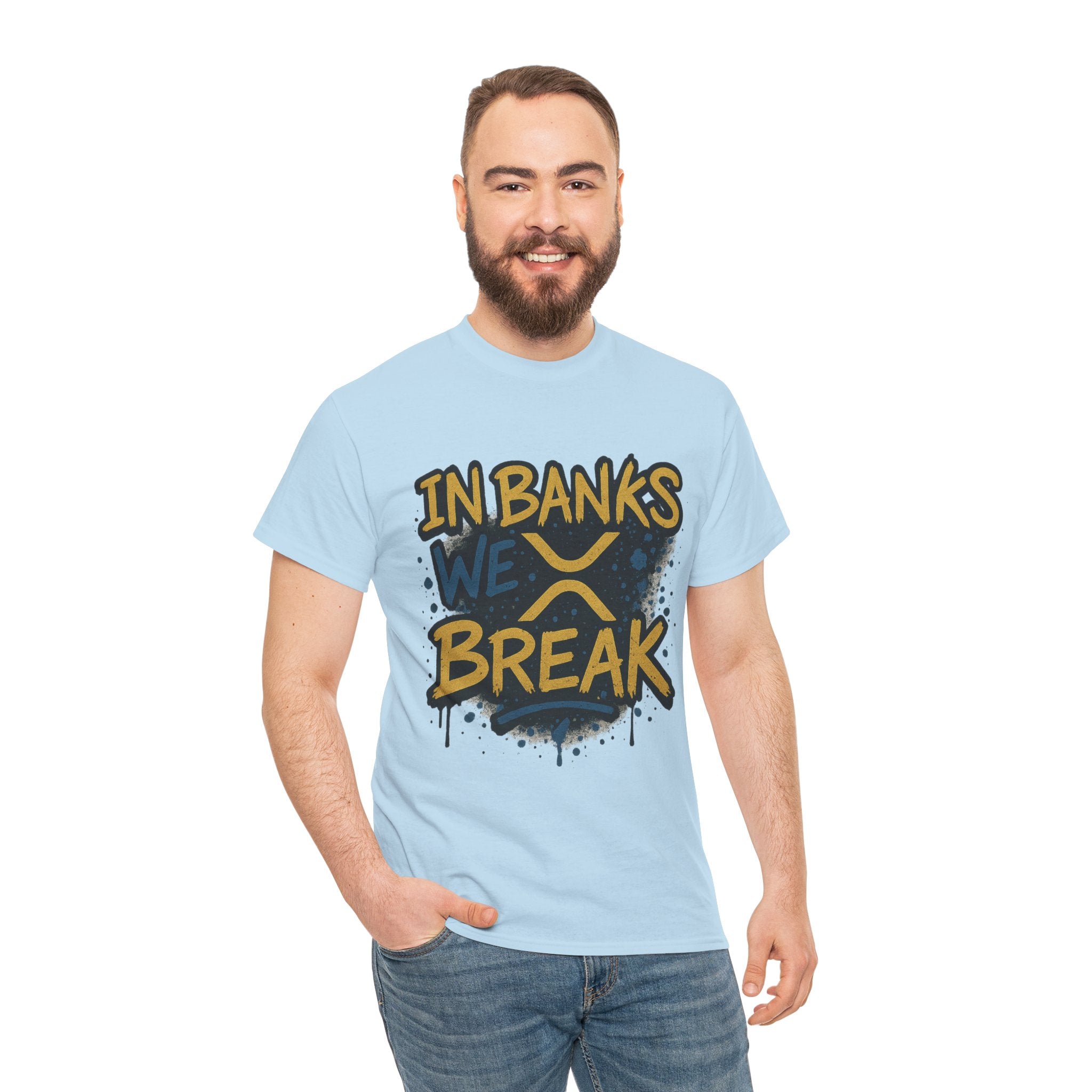 Ripple 'In Banks We Break' Graphic Tee — Crypto XRP Streetwear