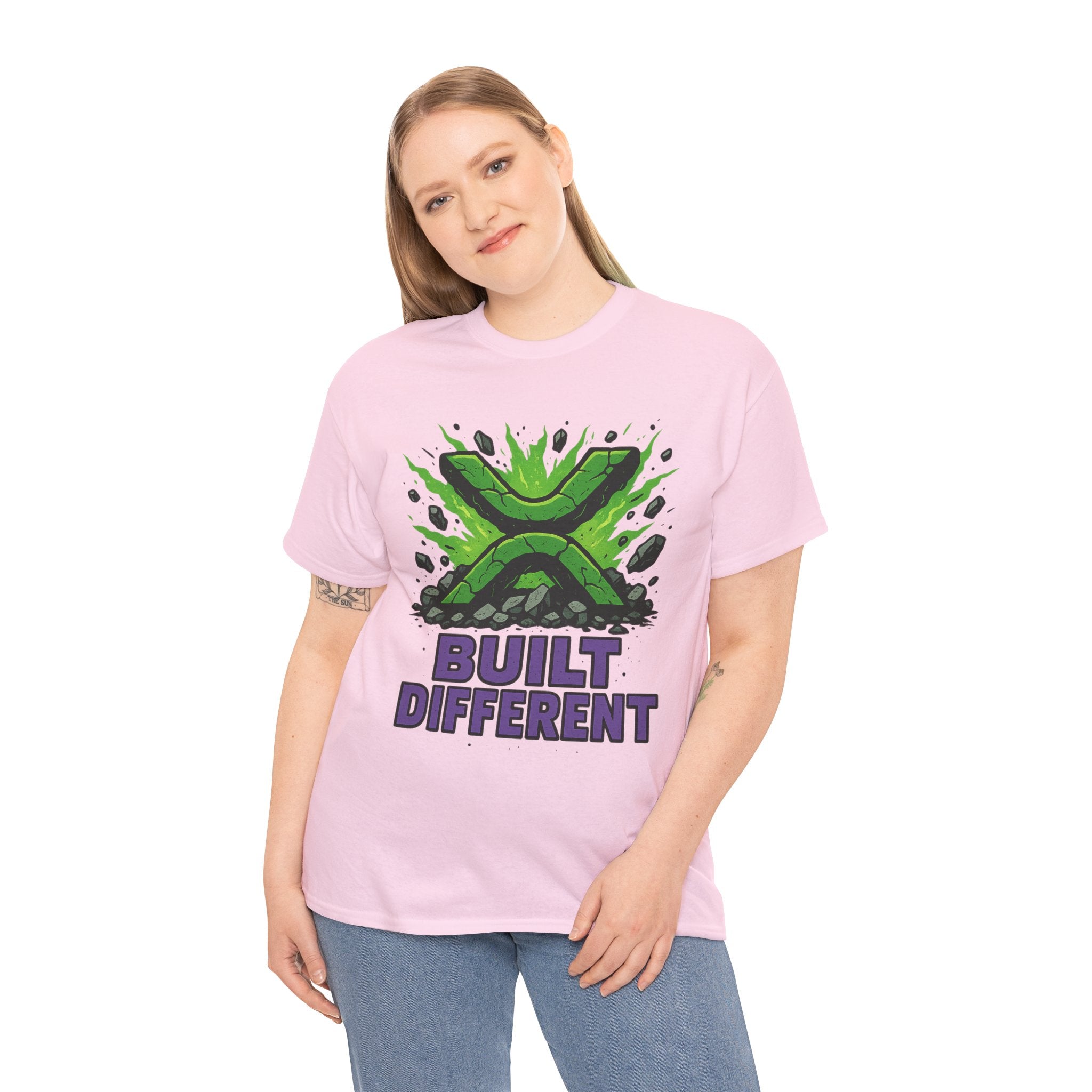 Built Different T-Shirt — Green Gamer Logo Tee