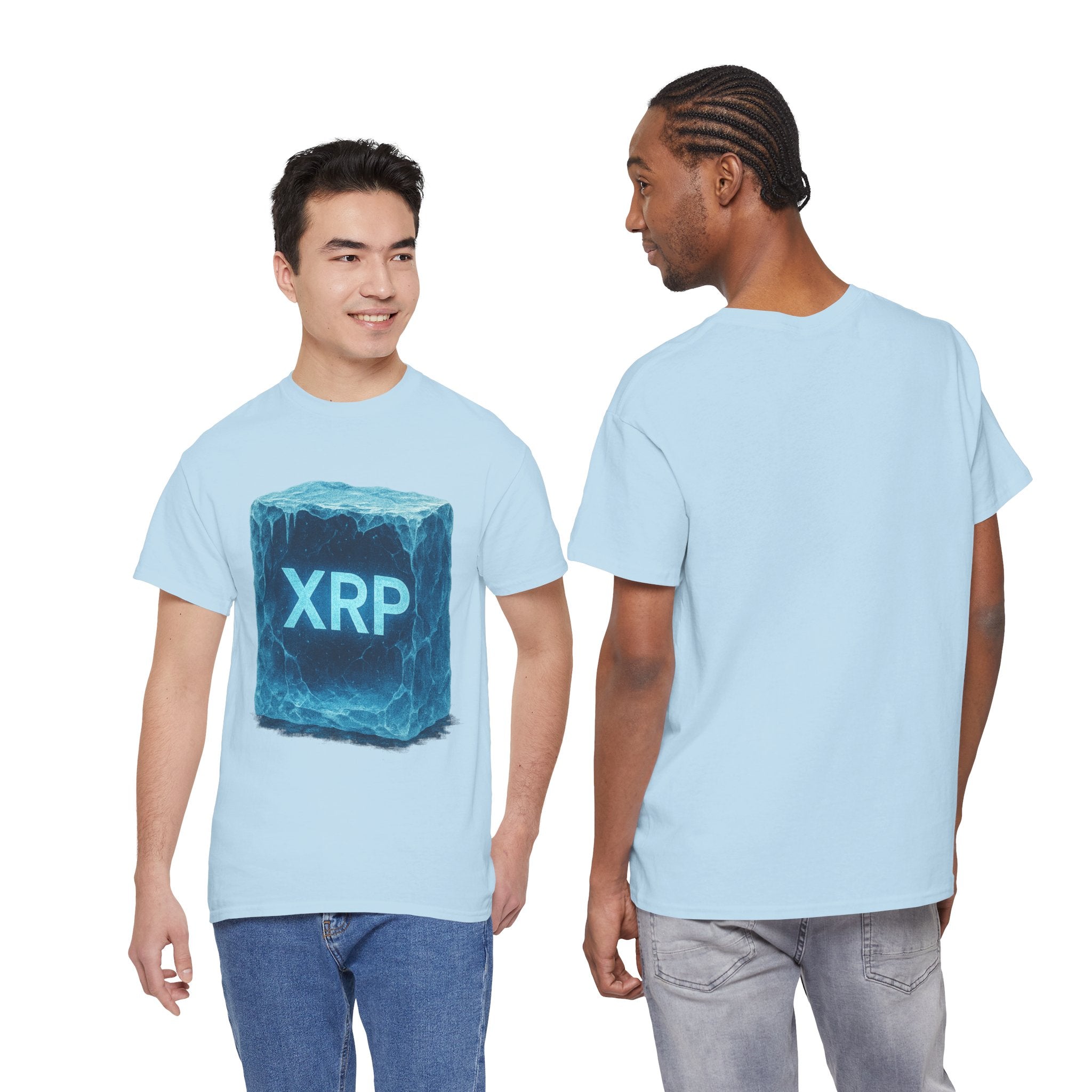 XRP Ice Block Tee — Crypto Ripple Logo T-Shirt