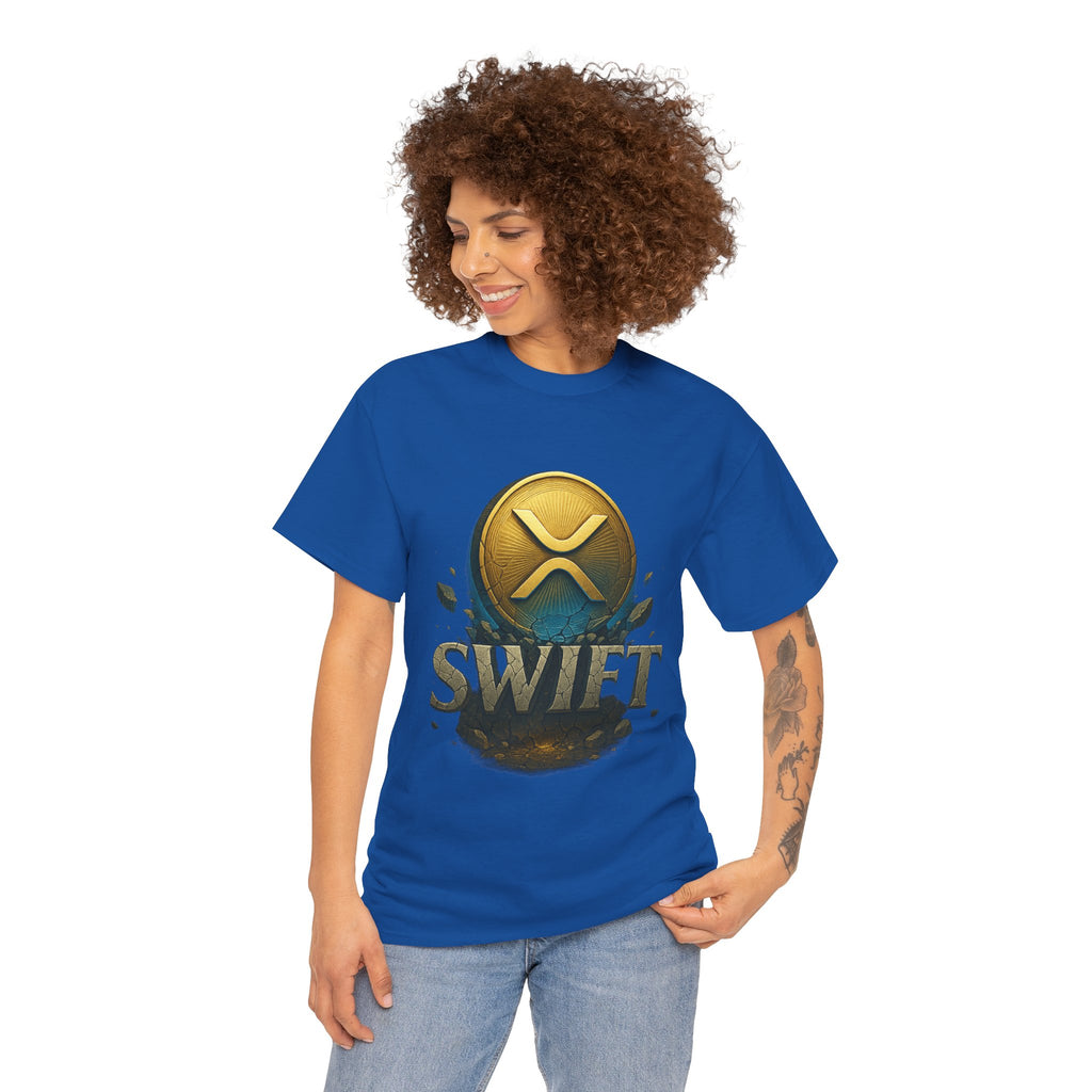 XRP Swift Cryptocurrency T‑Shirt — Ripple Coin Logo Graphic Tee