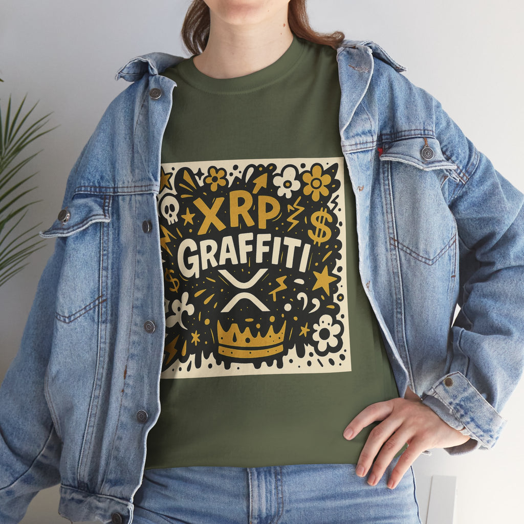 XRP Graffiti Tee — Crypto Street Art T-Shirt