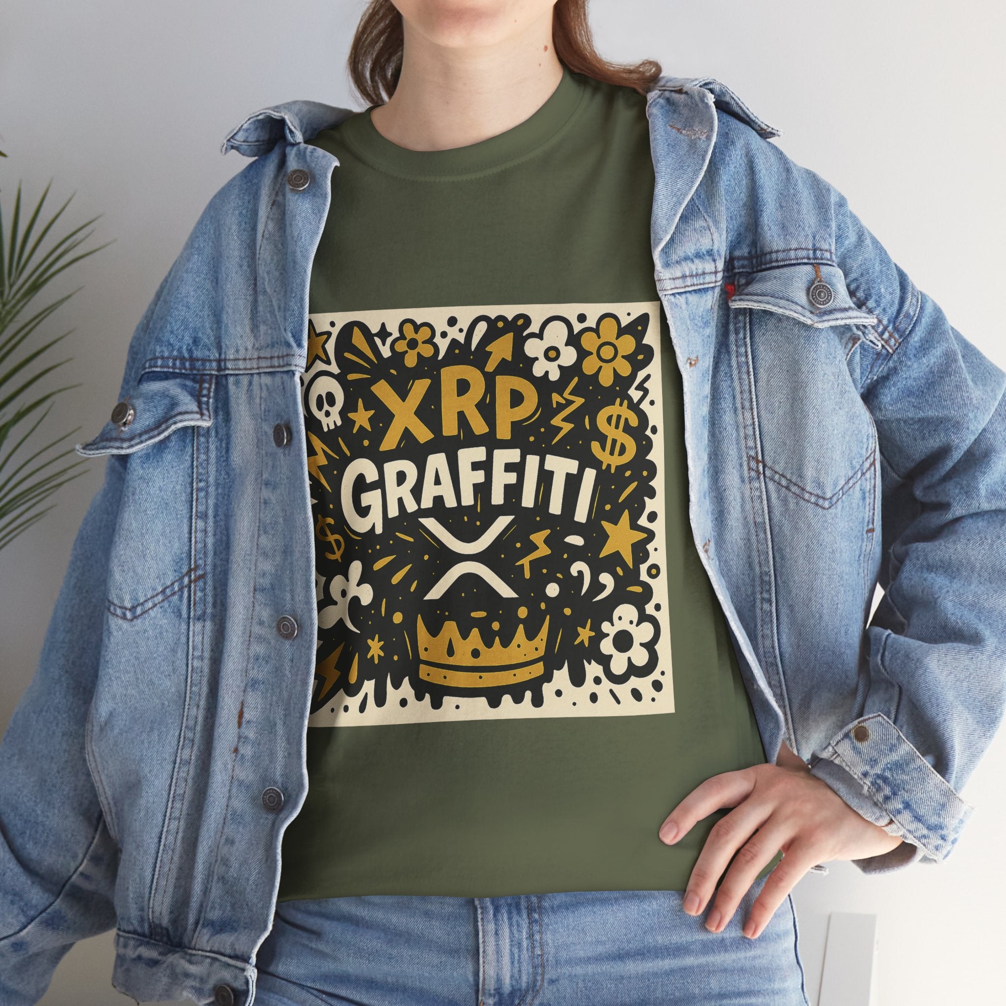 XRP Graffiti Tee — Crypto Street Art T-Shirt