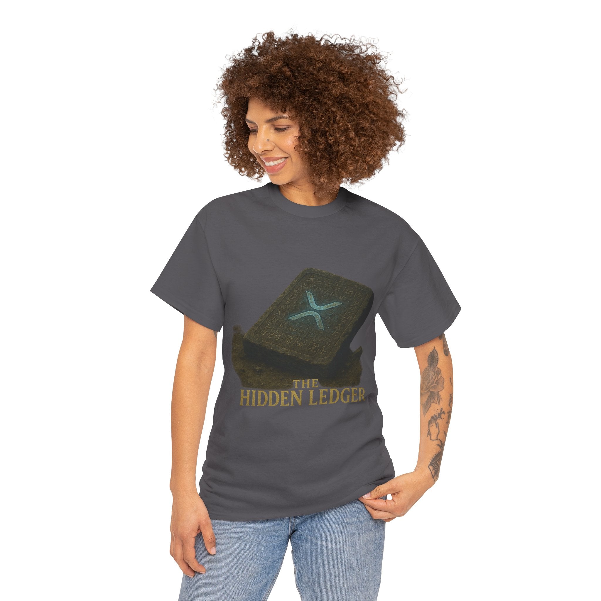 T-Shirt — "The Hidden Ledger" Crypto XRP Wallet Graphic Tee