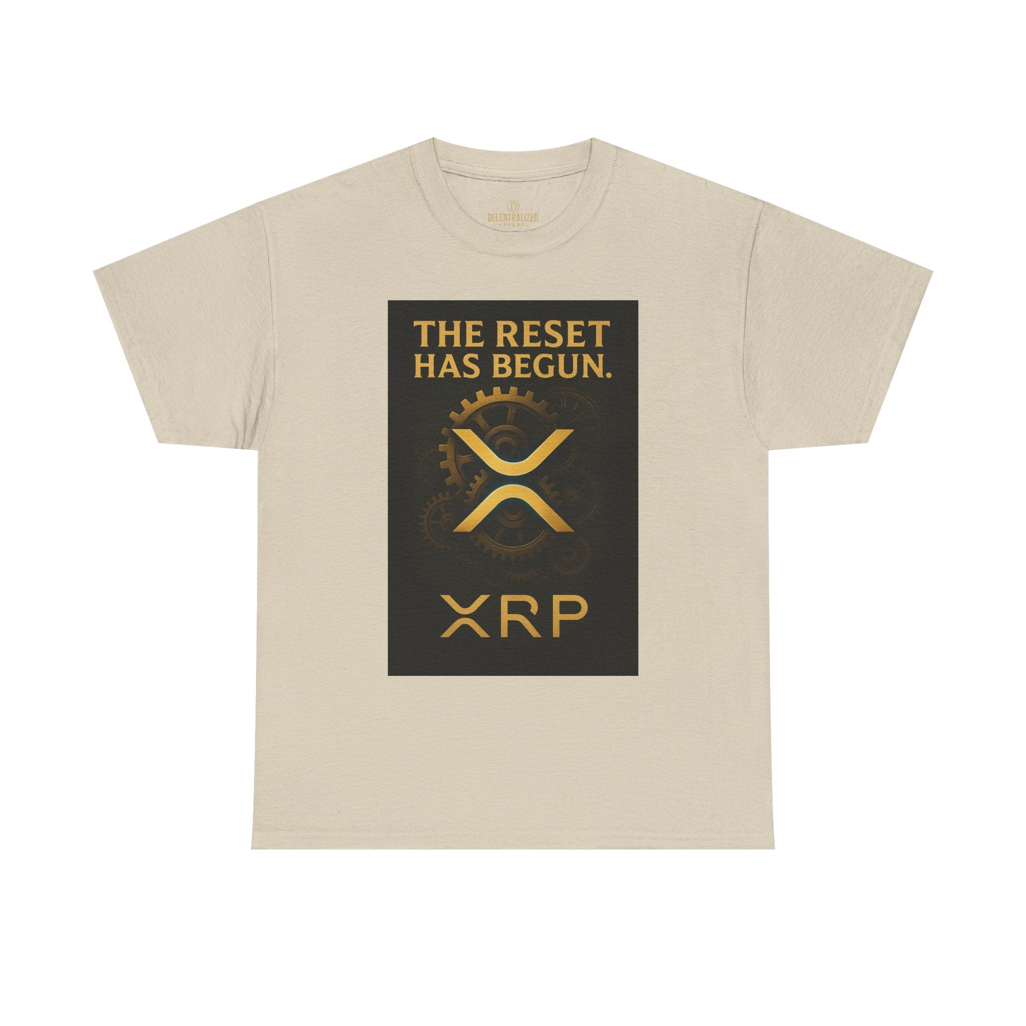 XRP Crypto Tee — "The Reset Has Begun" Bitcoin Alternative Shirt