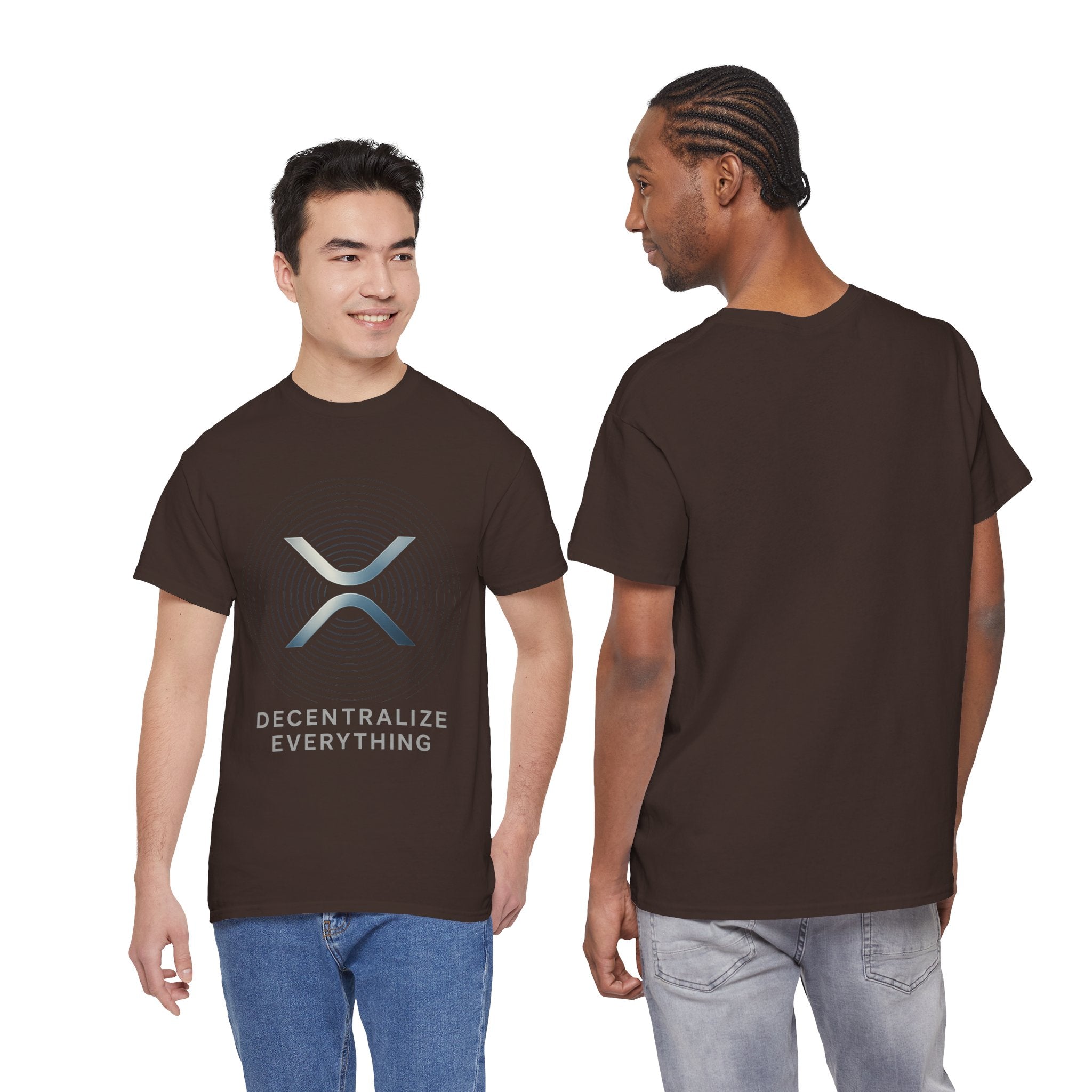 XRP 'Decentralize Everything' Tee - Crypto Logo T-Shirt