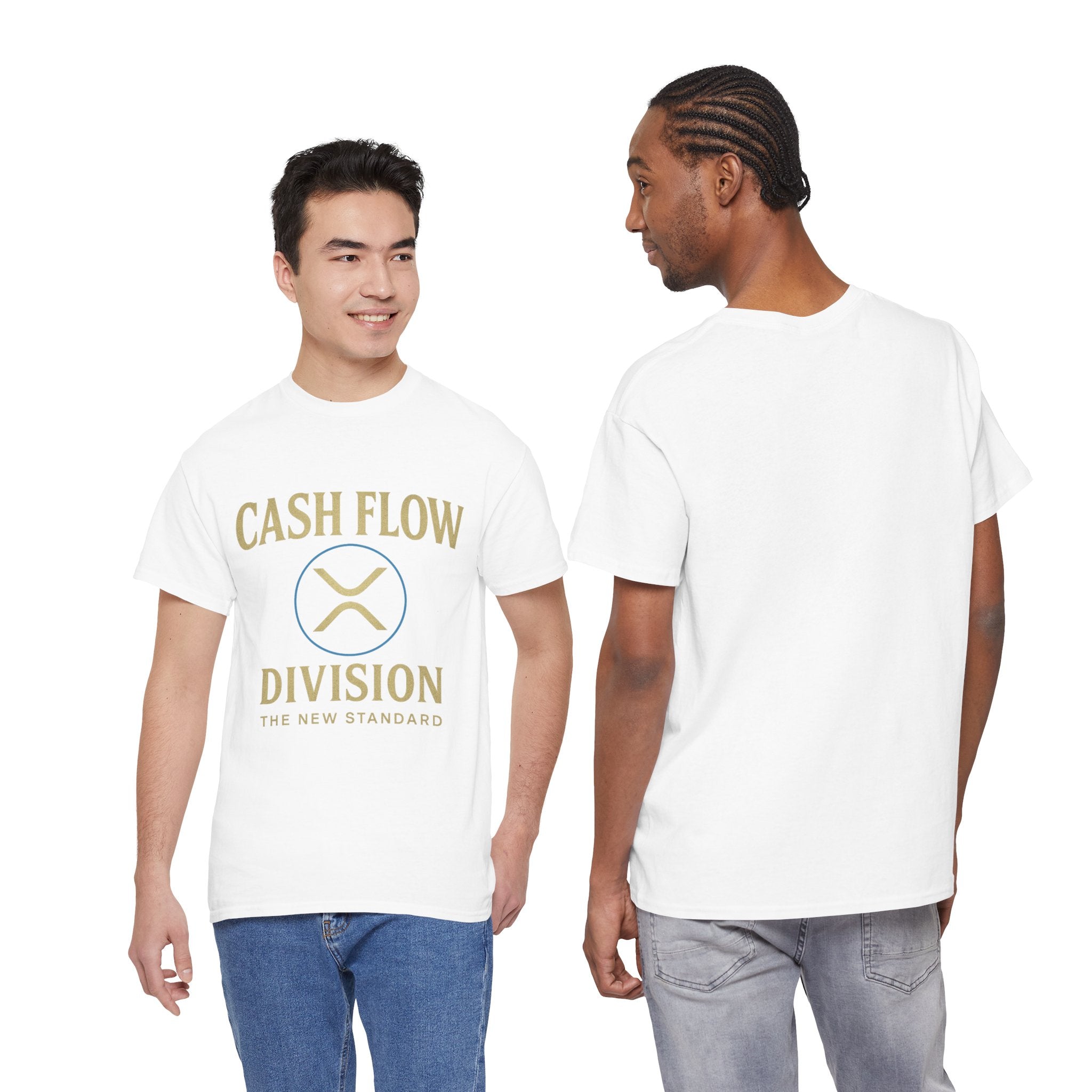 Cash Flow Division Tee — "The New Standard" Graphic T-Shirt