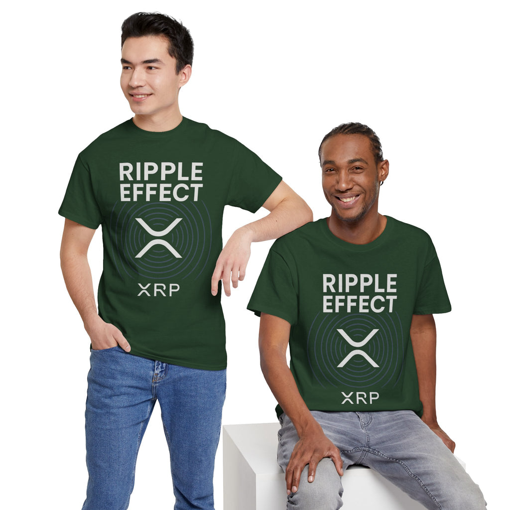 Ripple Effect XRP Tee — Minimal Cryptocurrency Logo T-Shirt