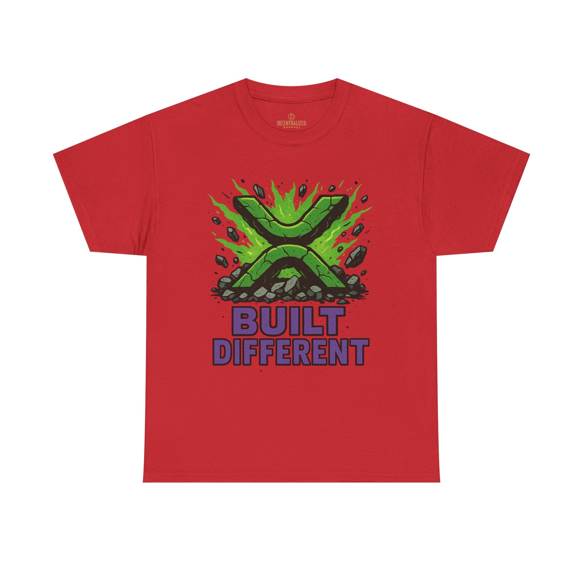 Built Different T-Shirt — Green Gamer Logo Tee