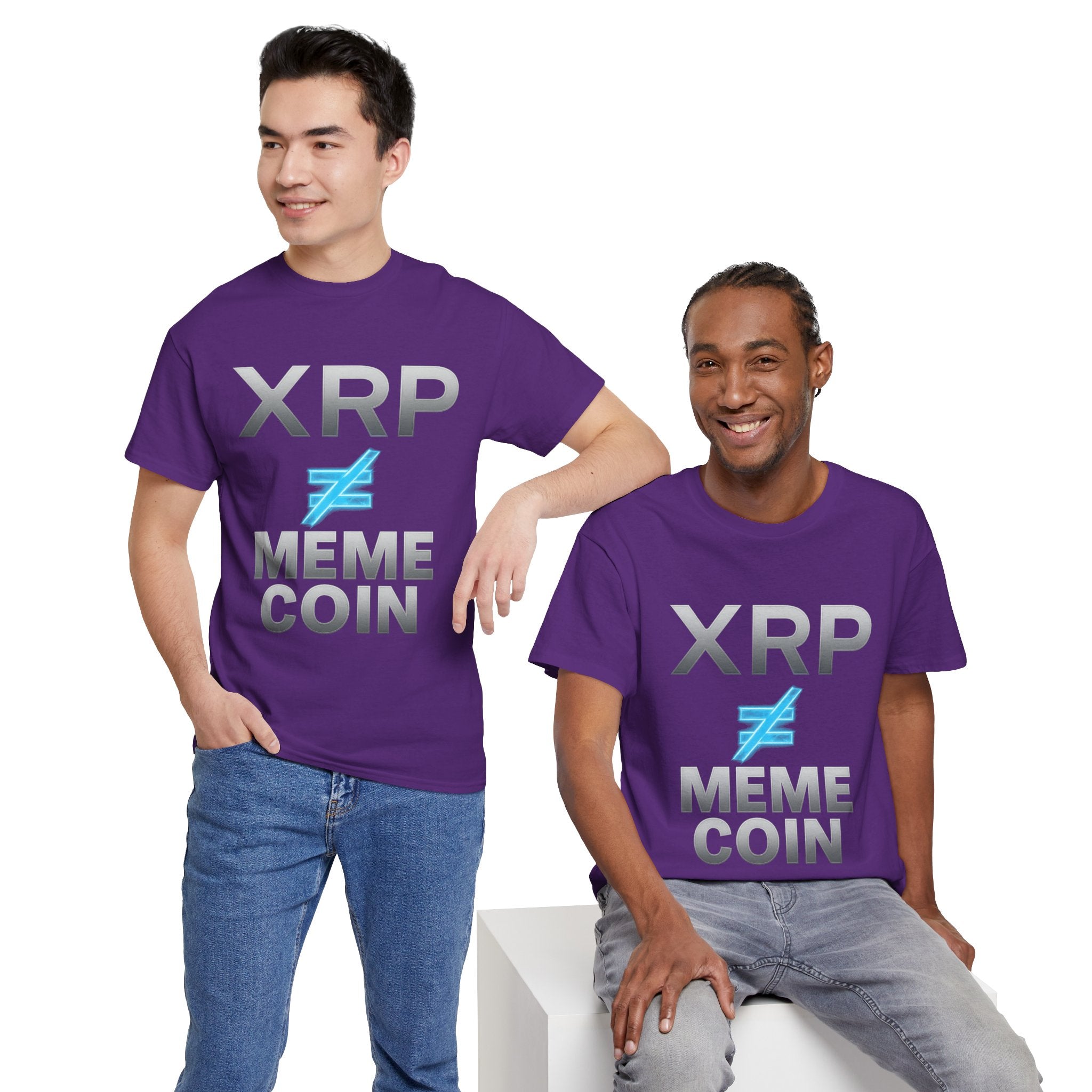 XRP ≠ Meme Coin T-Shirt — Crypto Investor Statement Tee