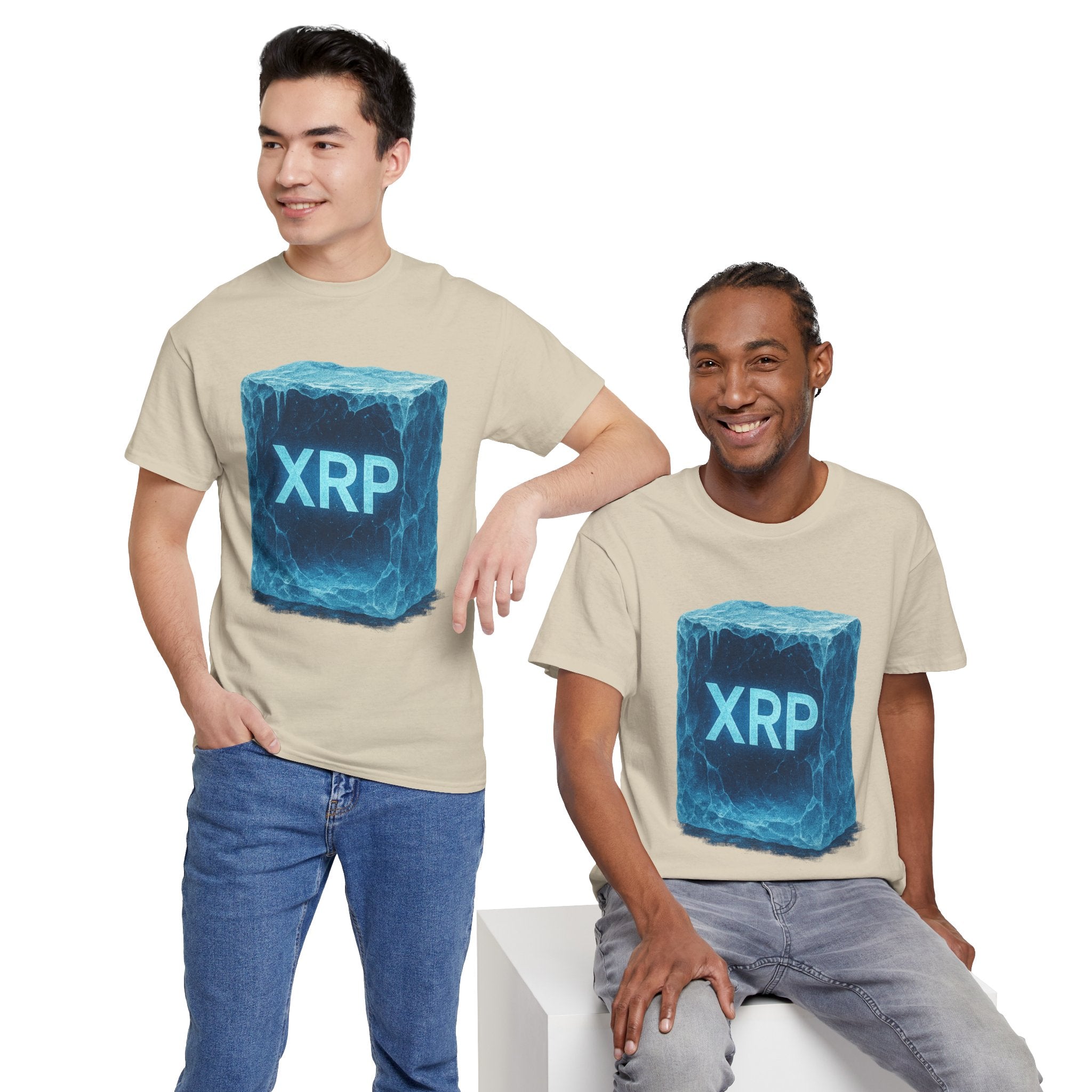 XRP Ice Block Tee — Crypto Ripple Logo T-Shirt