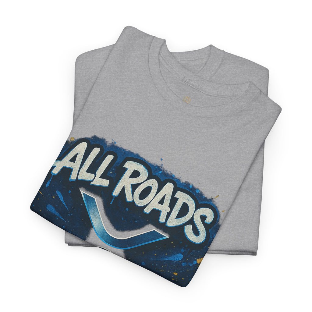 XRP Crypto T-Shirt — "All Roads Lead to XRP" Graphic Tee