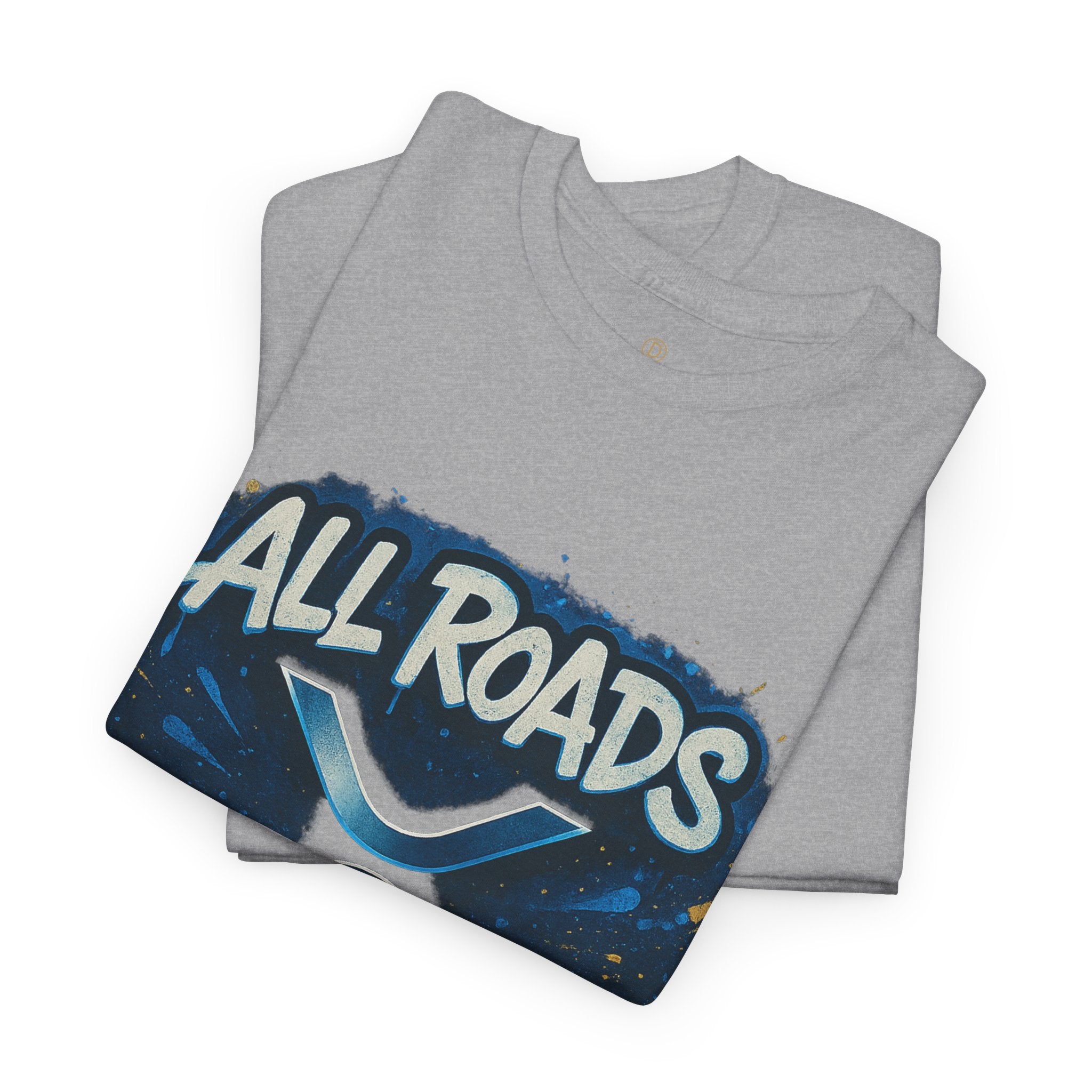 XRP Crypto T-Shirt — "All Roads Lead to XRP" Graphic Tee