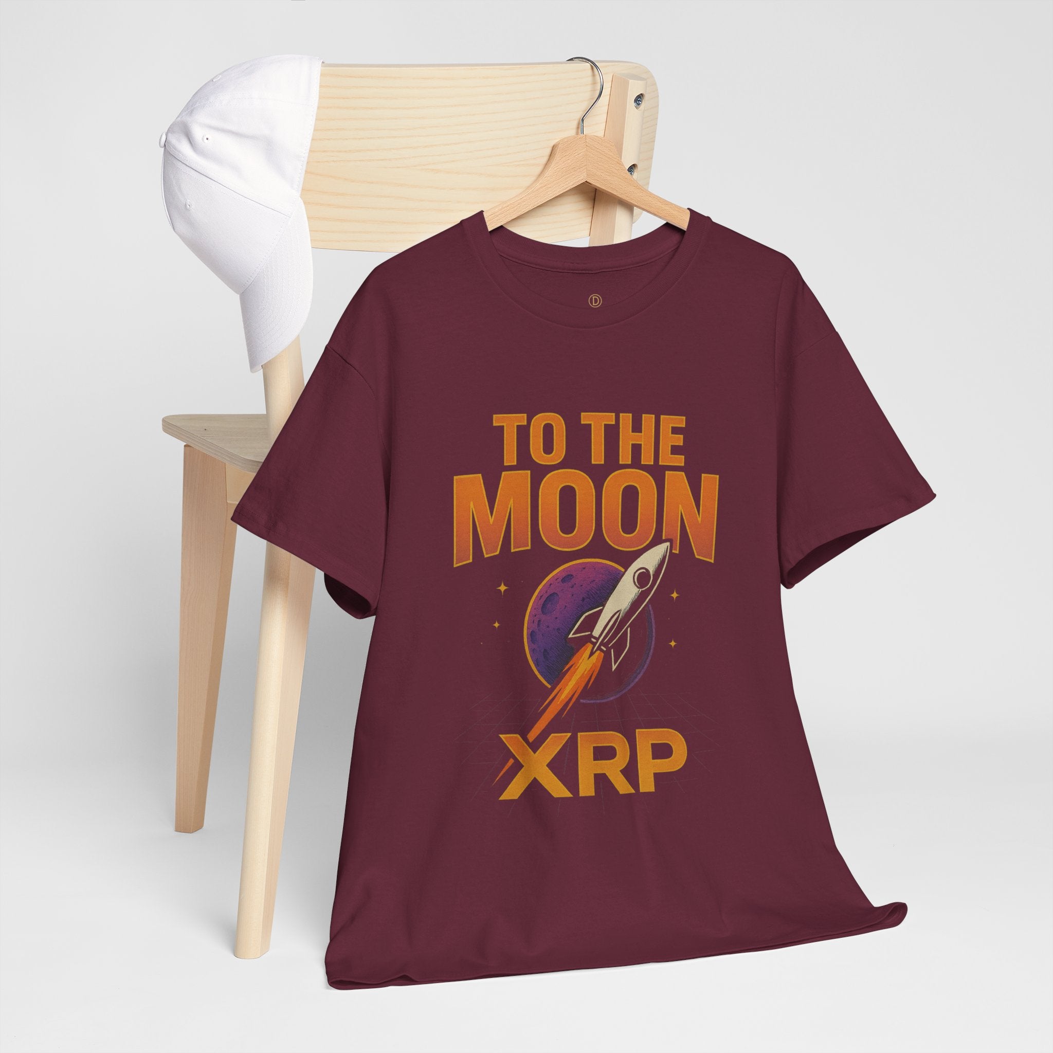 XRP To The Moon Tee — Cryptocurrency Investor Rocket Shirt