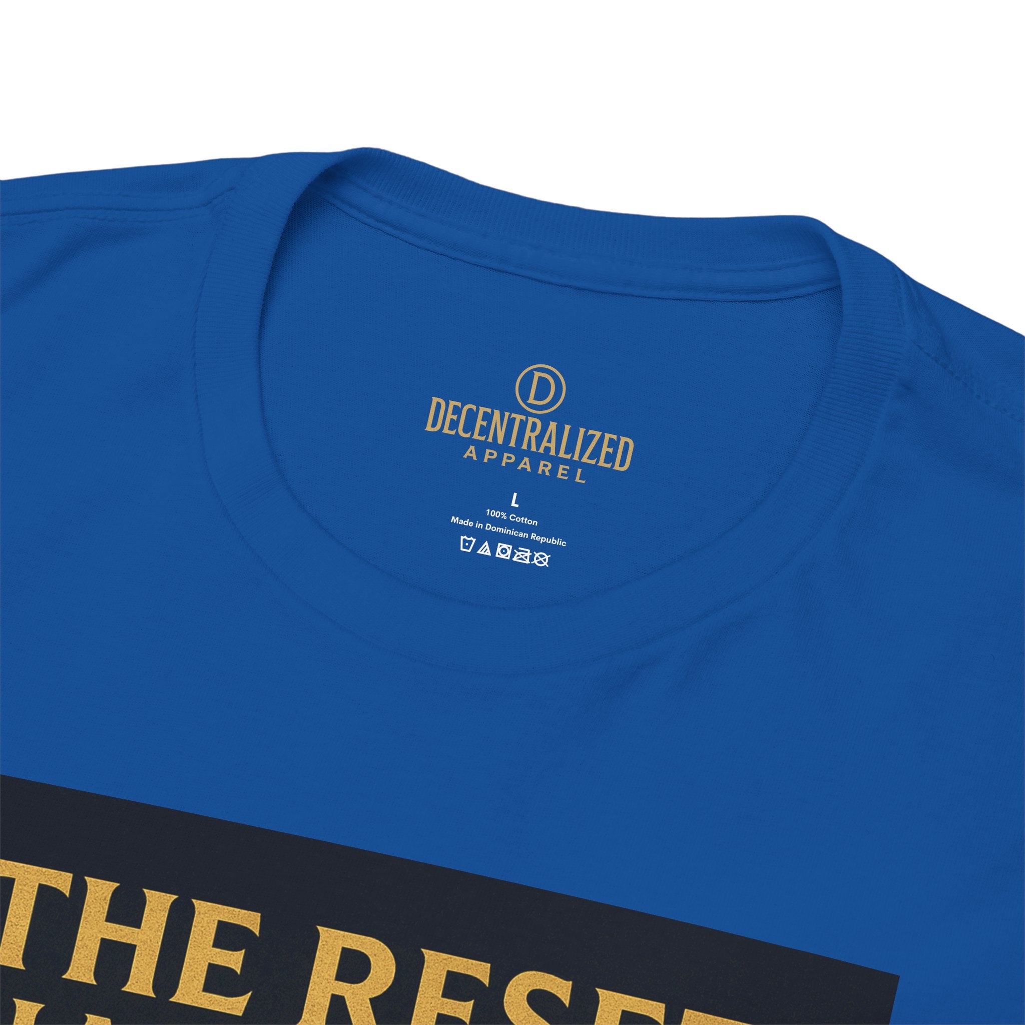 XRP Crypto Tee — "The Reset Has Begun" Bitcoin Alternative Shirt