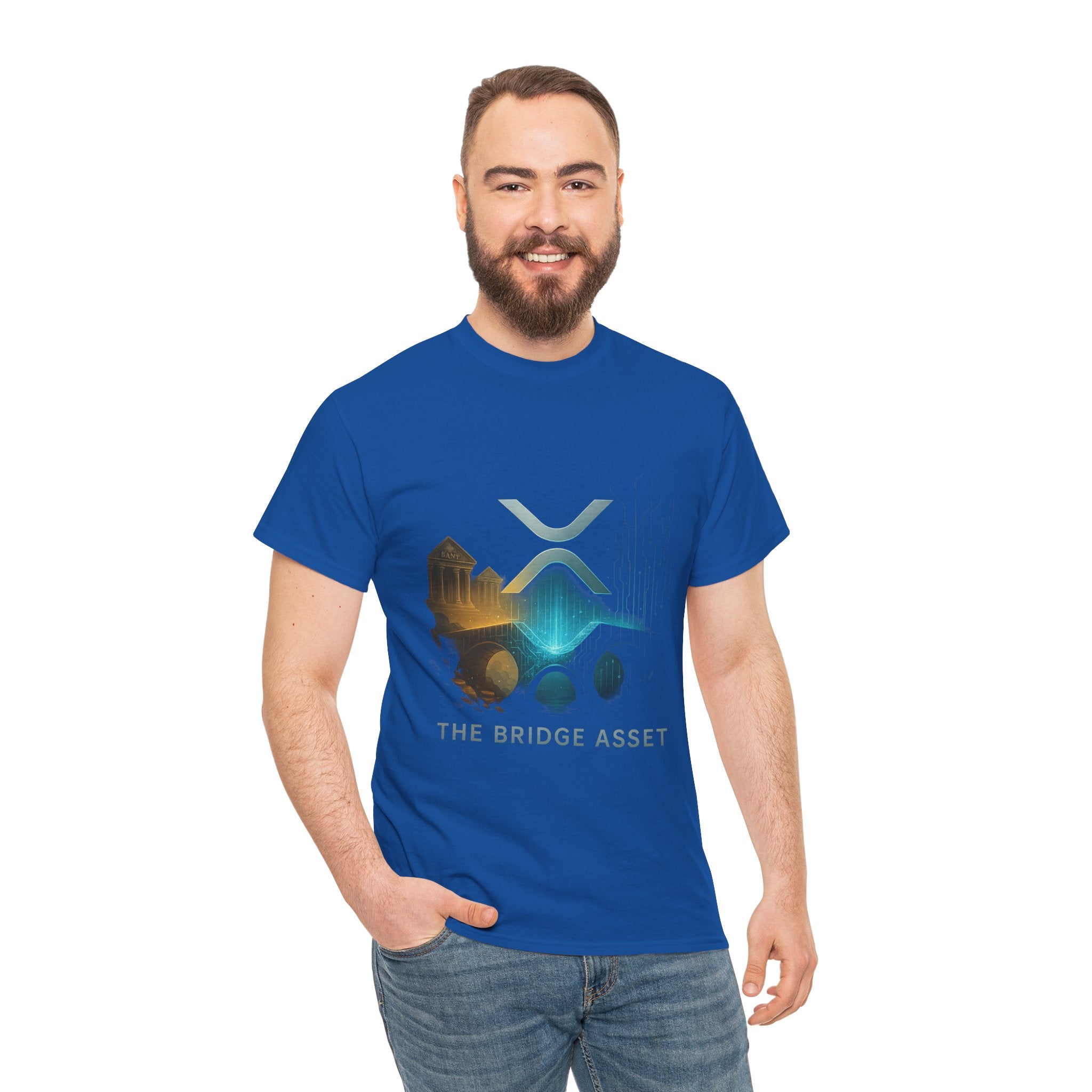 Ripple XRP Crypto Tee — 'The Bridge Asset' Logo T-Shirt
