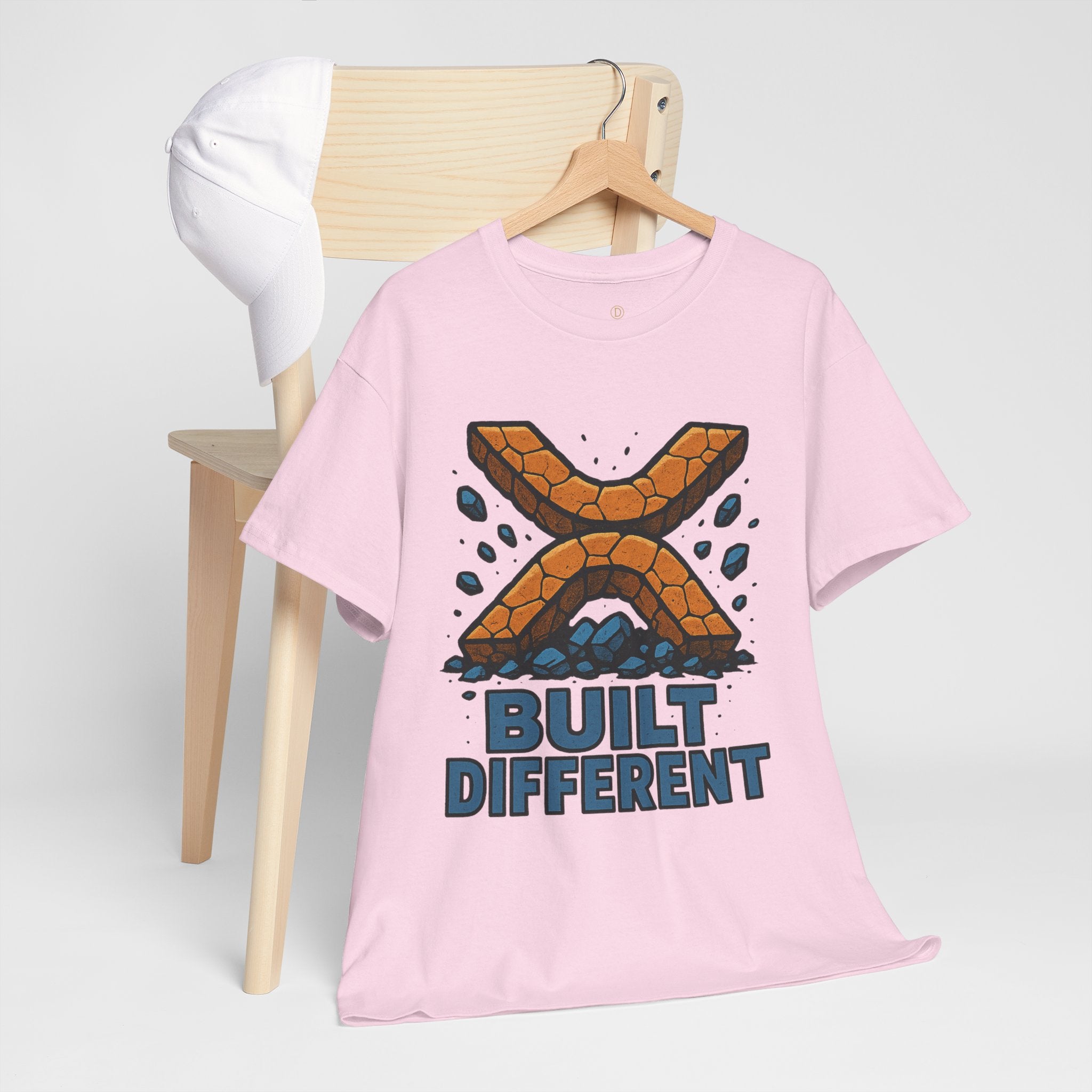 Built Different T-Shirt — Rugged Crypto X Design Tee