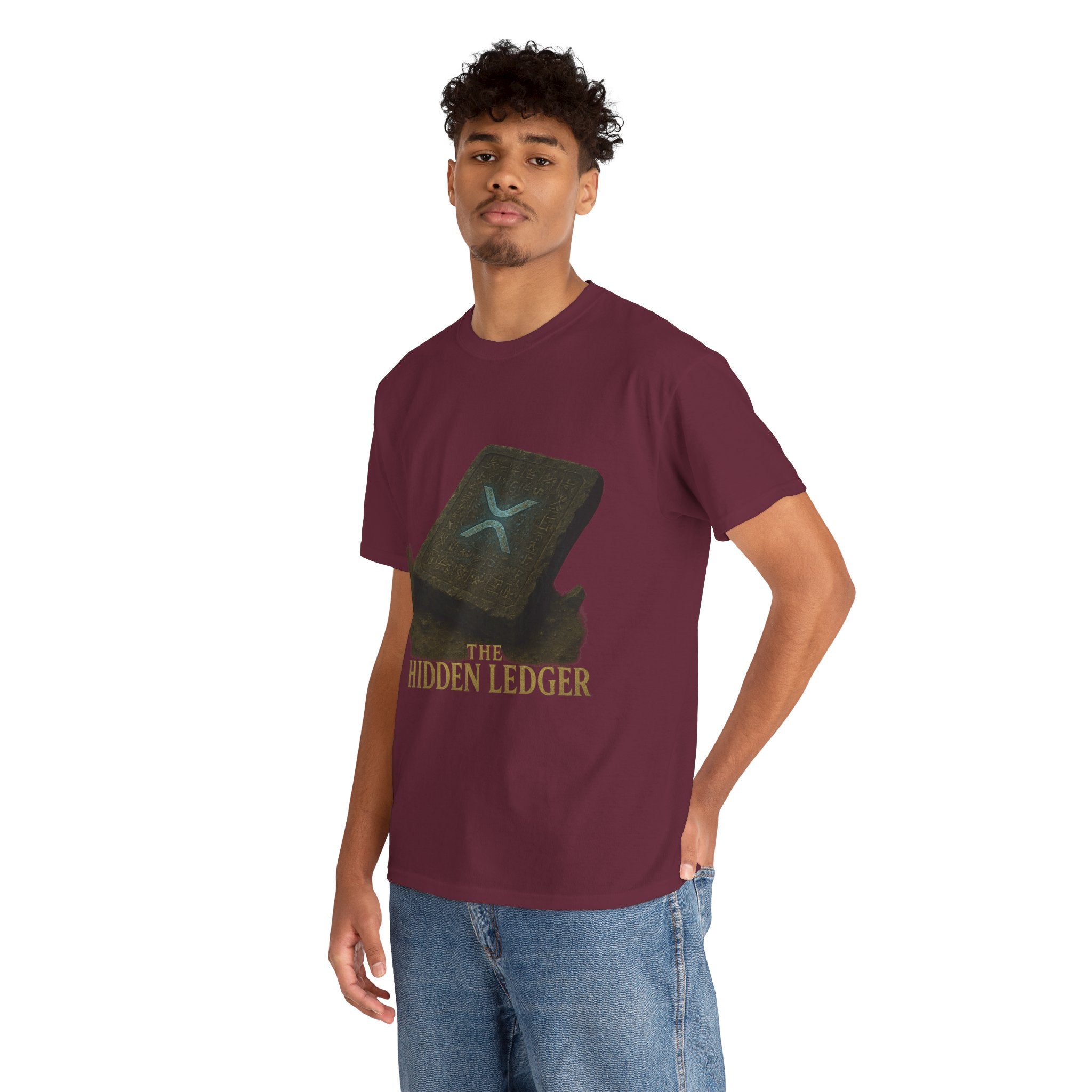 T-Shirt — "The Hidden Ledger" Crypto XRP Wallet Graphic Tee