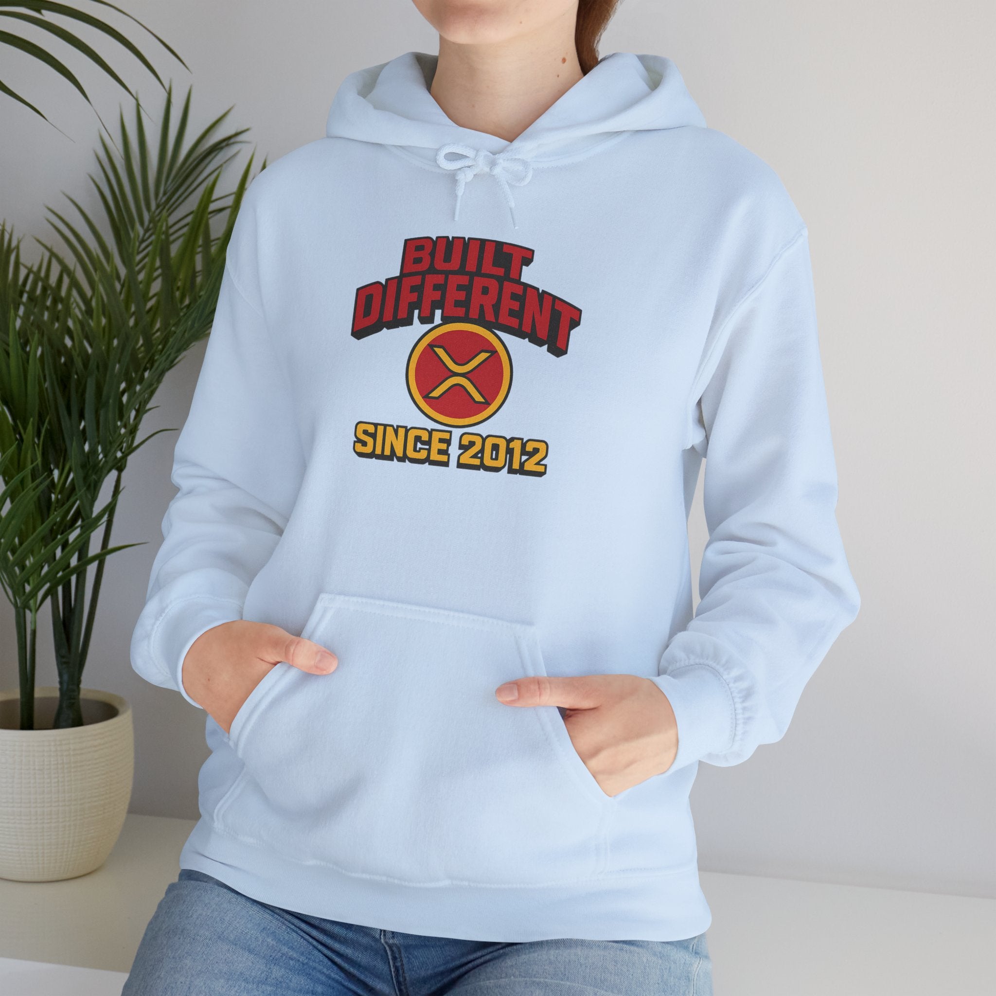 Built Different Hoodie - "Since 2012" Retro Logo Pullover