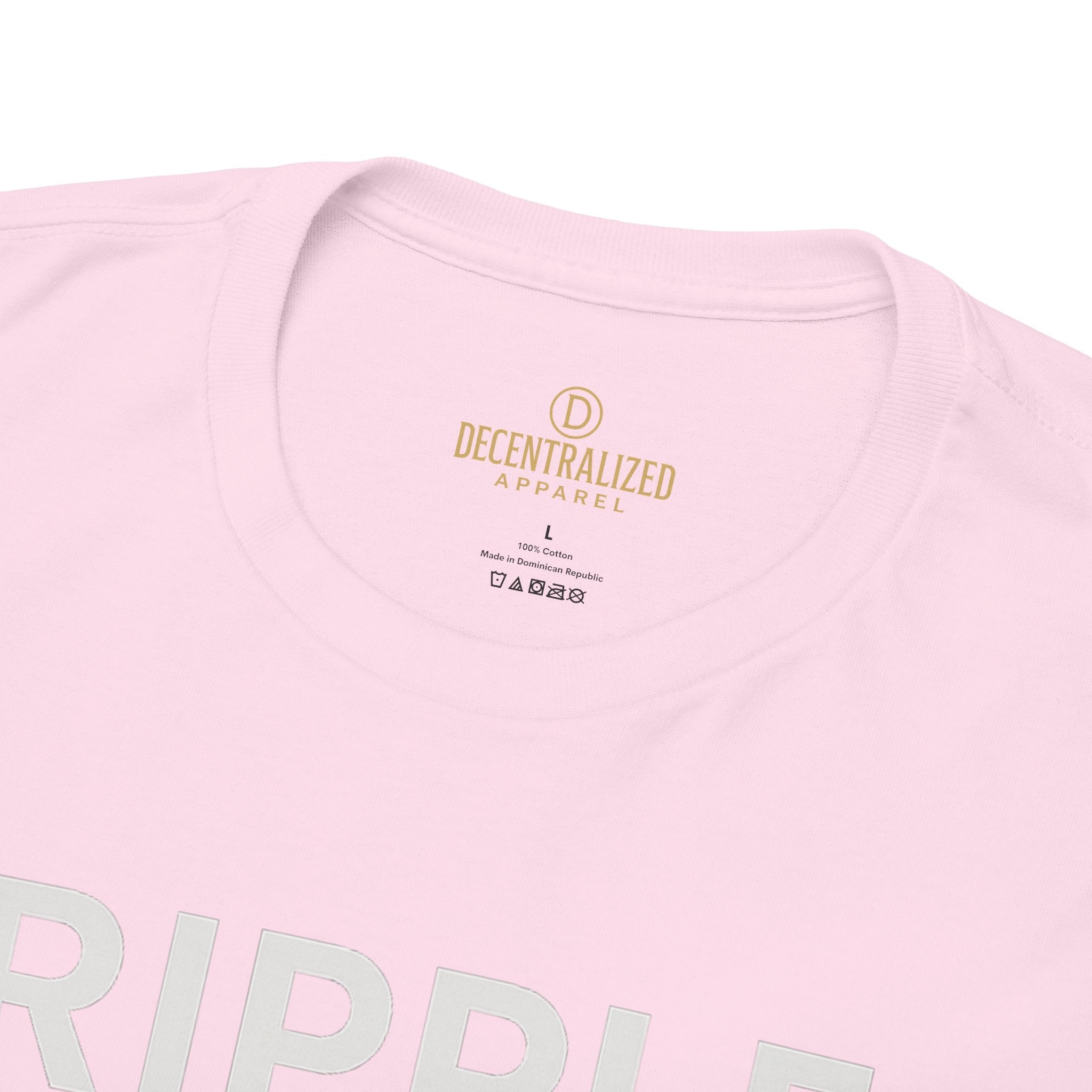 Ripple Effect XRP Tee — Minimal Cryptocurrency Logo T-Shirt