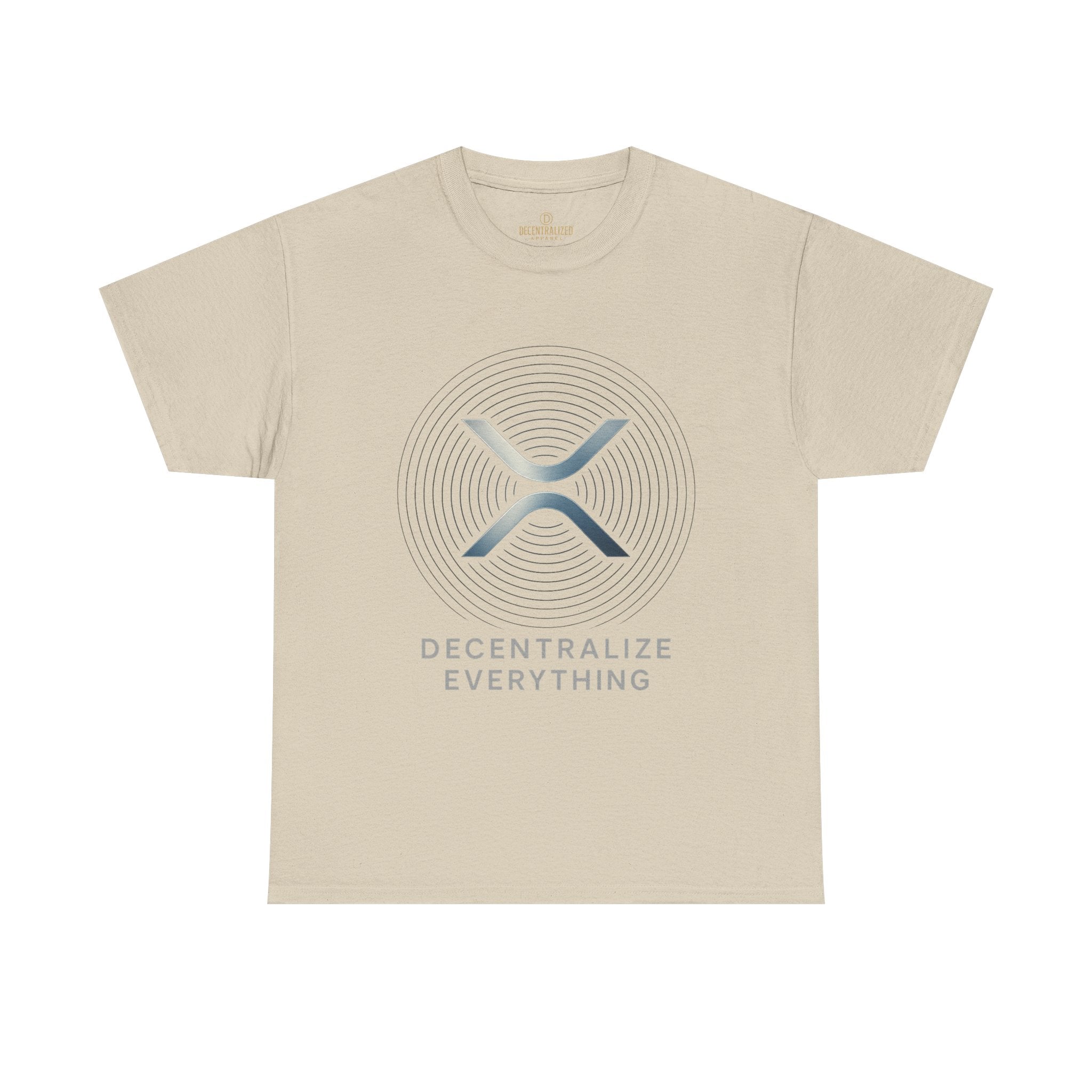 XRP 'Decentralize Everything' Tee - Crypto Logo T-Shirt