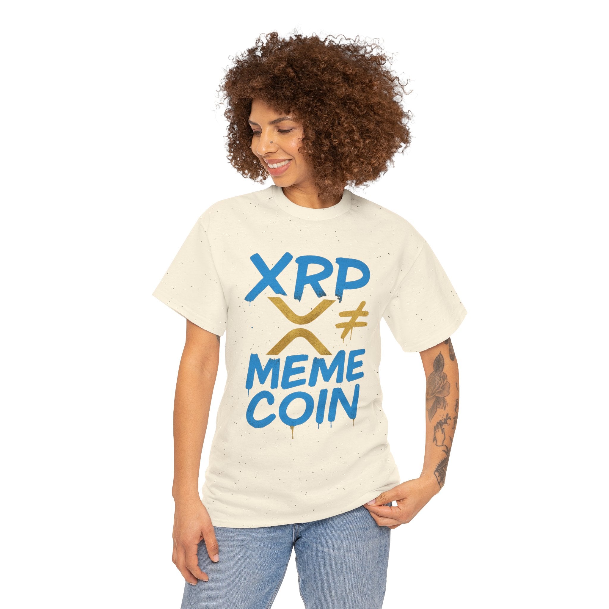 XRP ≠ Meme Coin T‑Shirt — Crypto Advocate Graphic Tee