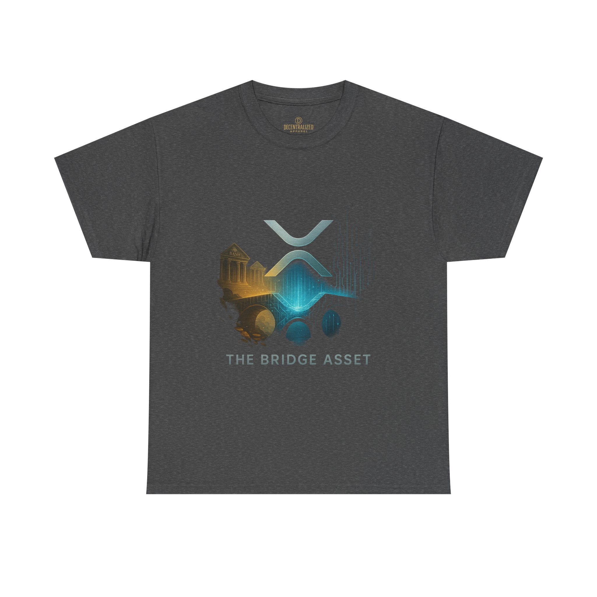 Ripple XRP Crypto Tee — 'The Bridge Asset' Logo T-Shirt