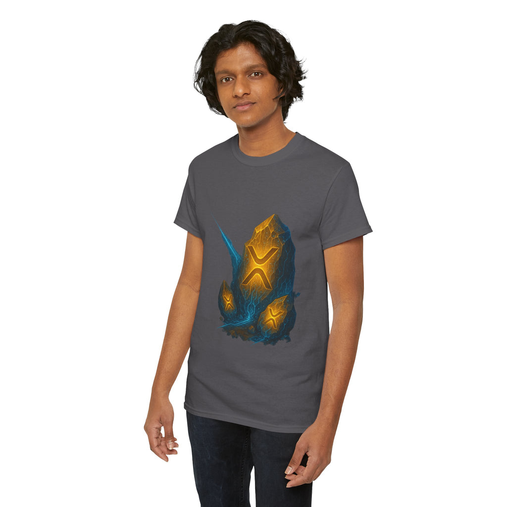 Rune Stone Graphic Tee — Glowing Mystic Rock T-Shirt