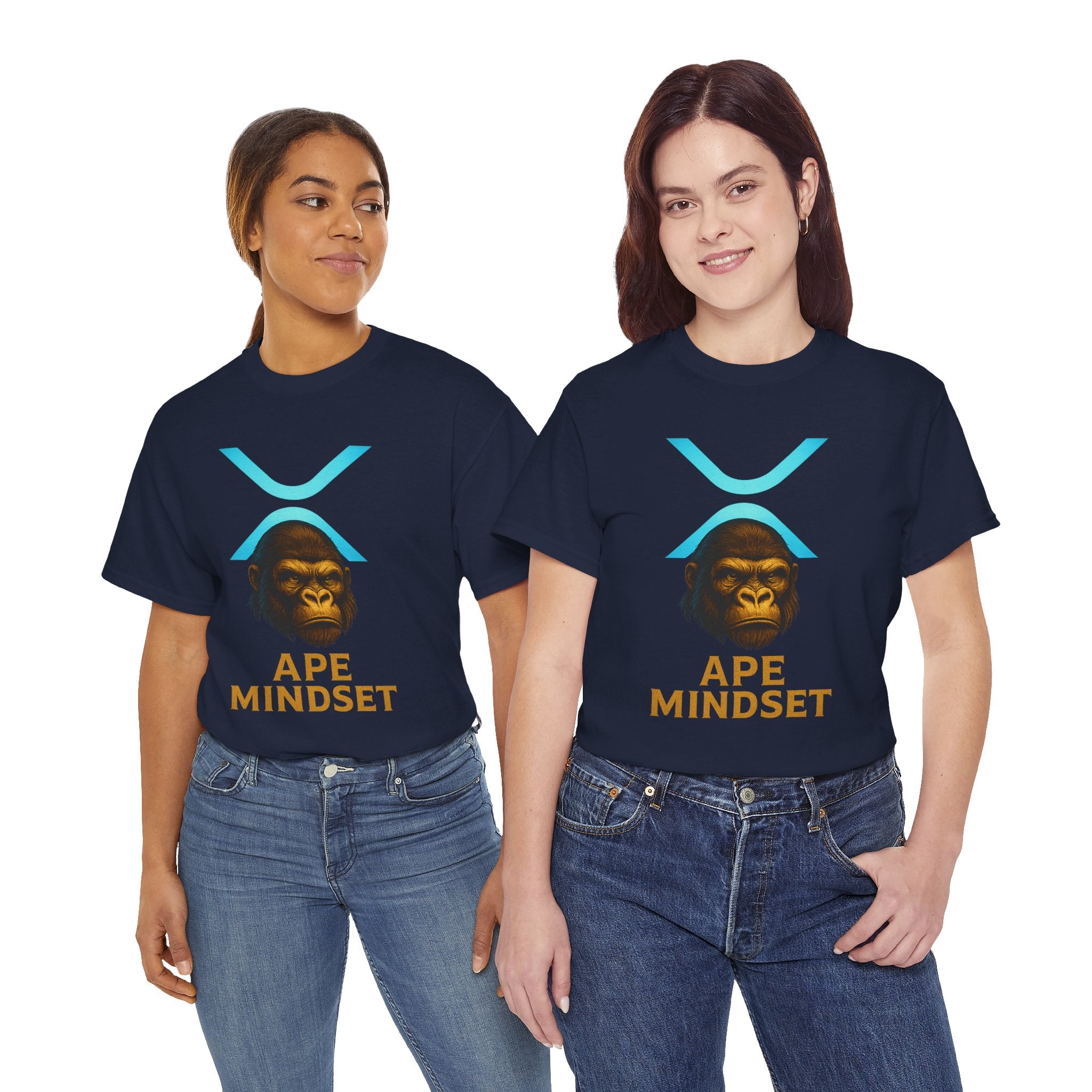 Ape Mindset T-Shirt — Crypto XRP Ape Graphic Tee