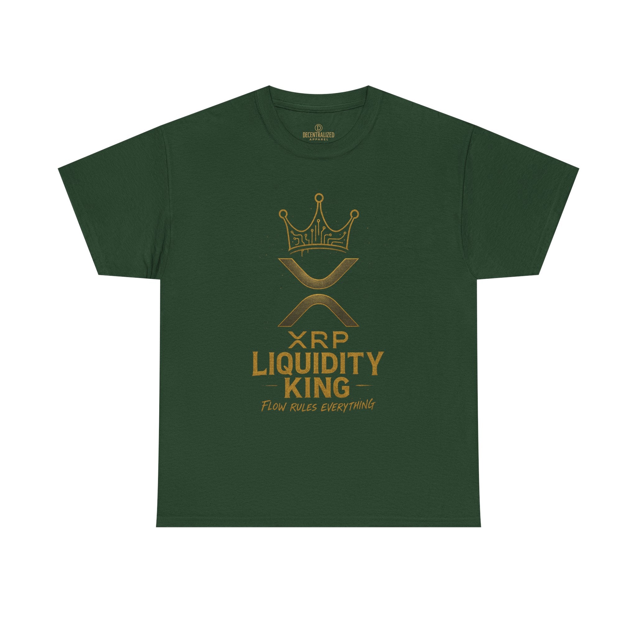 XRP Liquidity King Tee — Crypto Crown T-Shirt