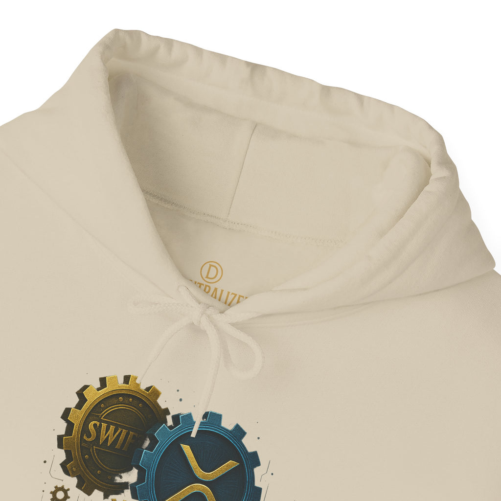 Merge of Money Hoodie — Financial Gears Graphic Pullover