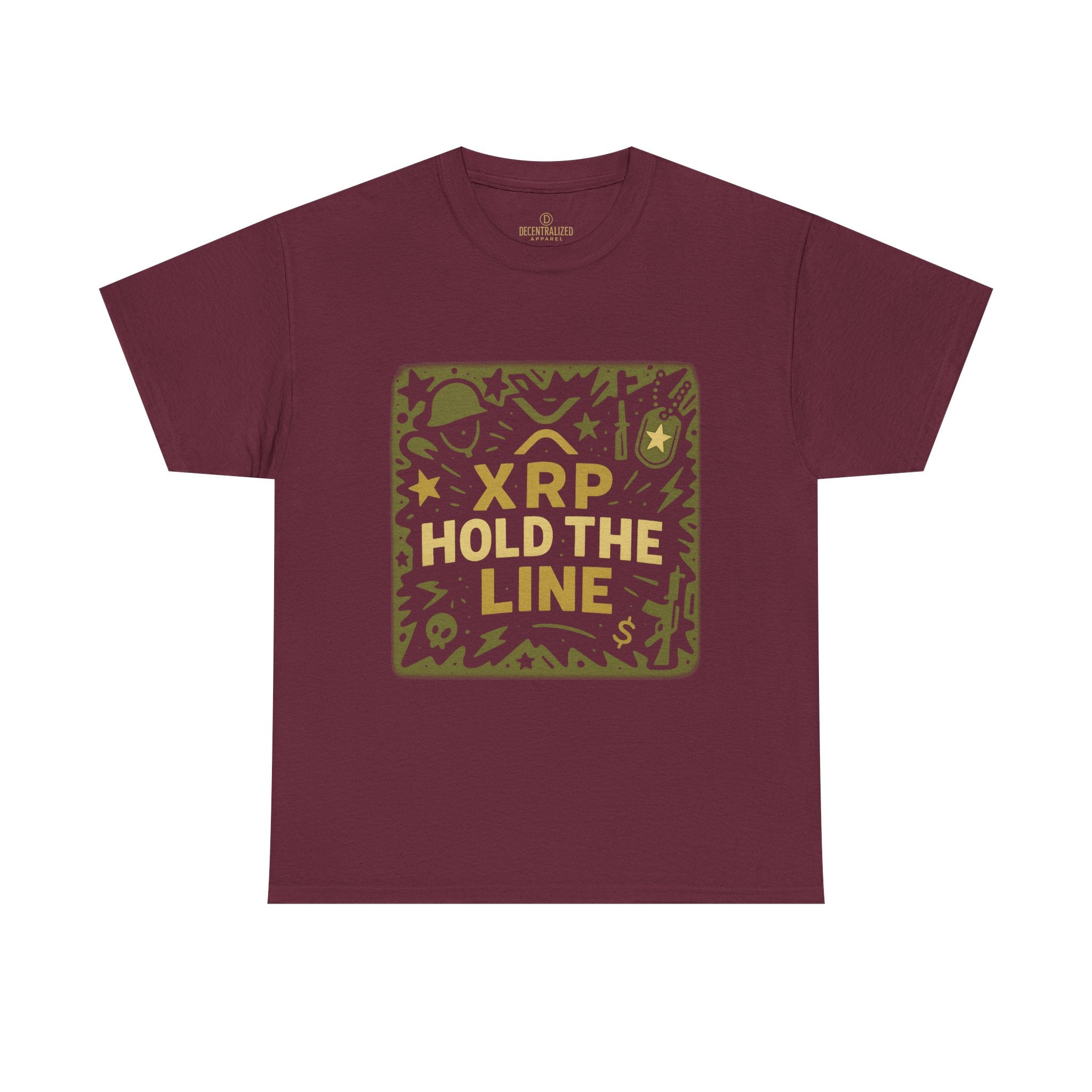 T-Shirt — XRP Hold The Line Crypto Graphic Tee