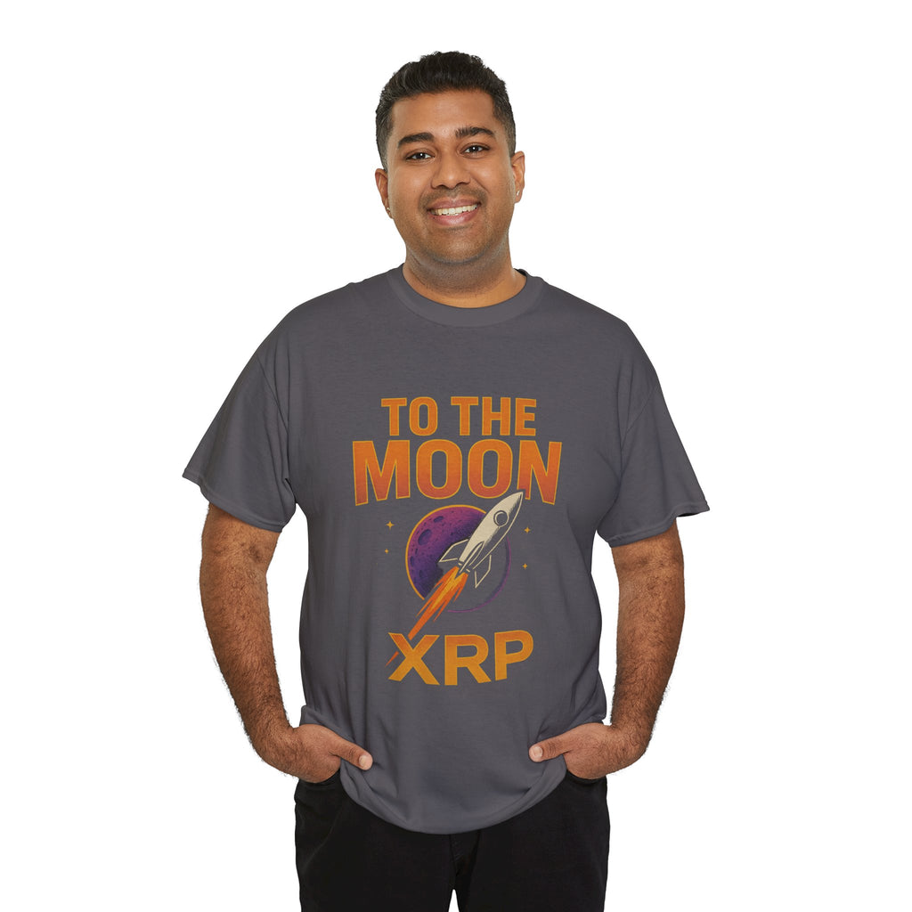 XRP To The Moon Tee — Cryptocurrency Investor Rocket Shirt