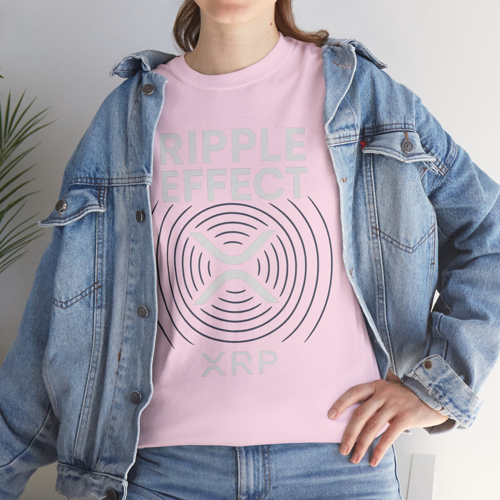 Ripple Effect XRP Tee — Minimal Cryptocurrency Logo T-Shirt